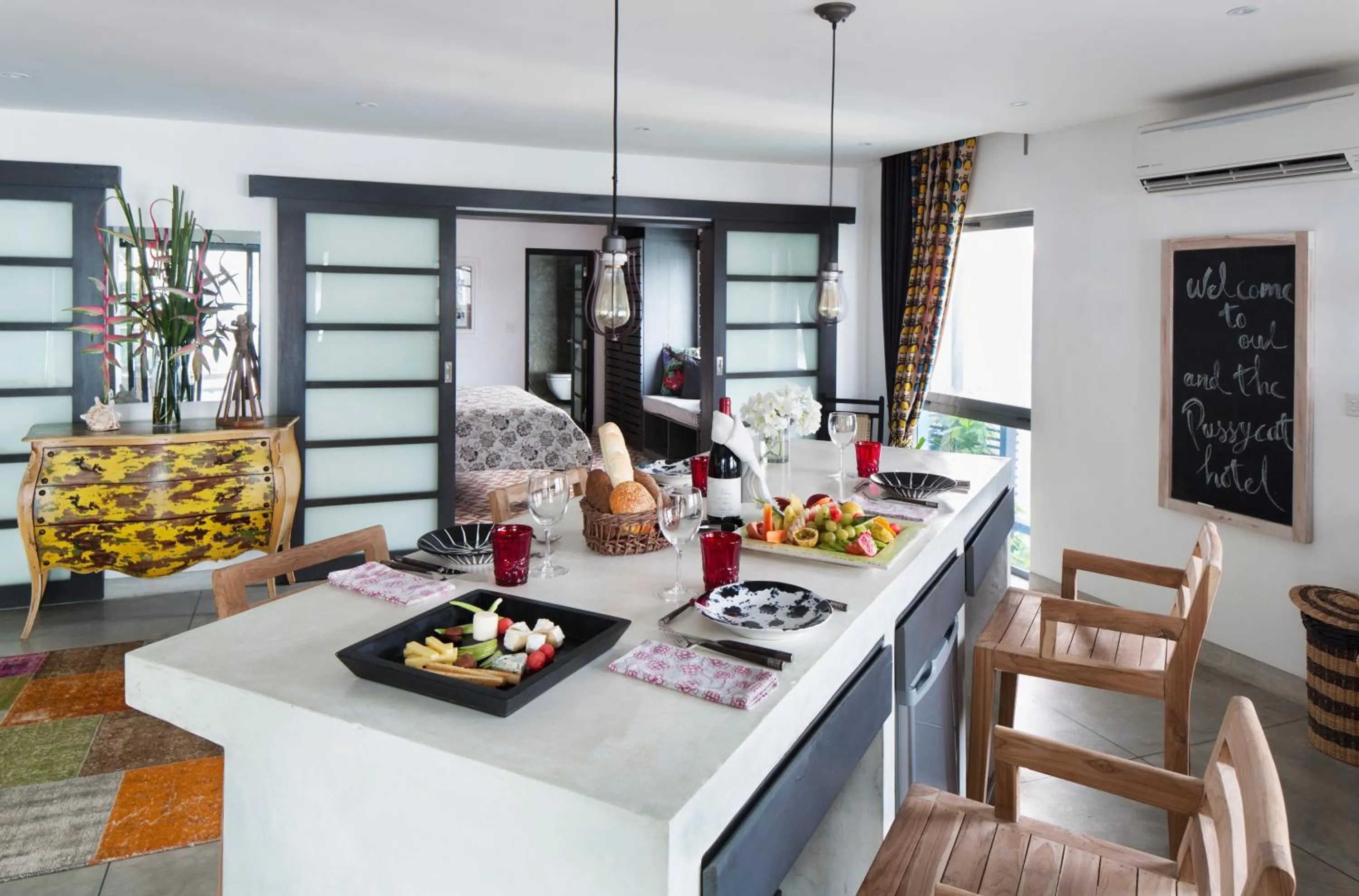 Dining area in Owl and the Pussycat Hotel & Restaurant