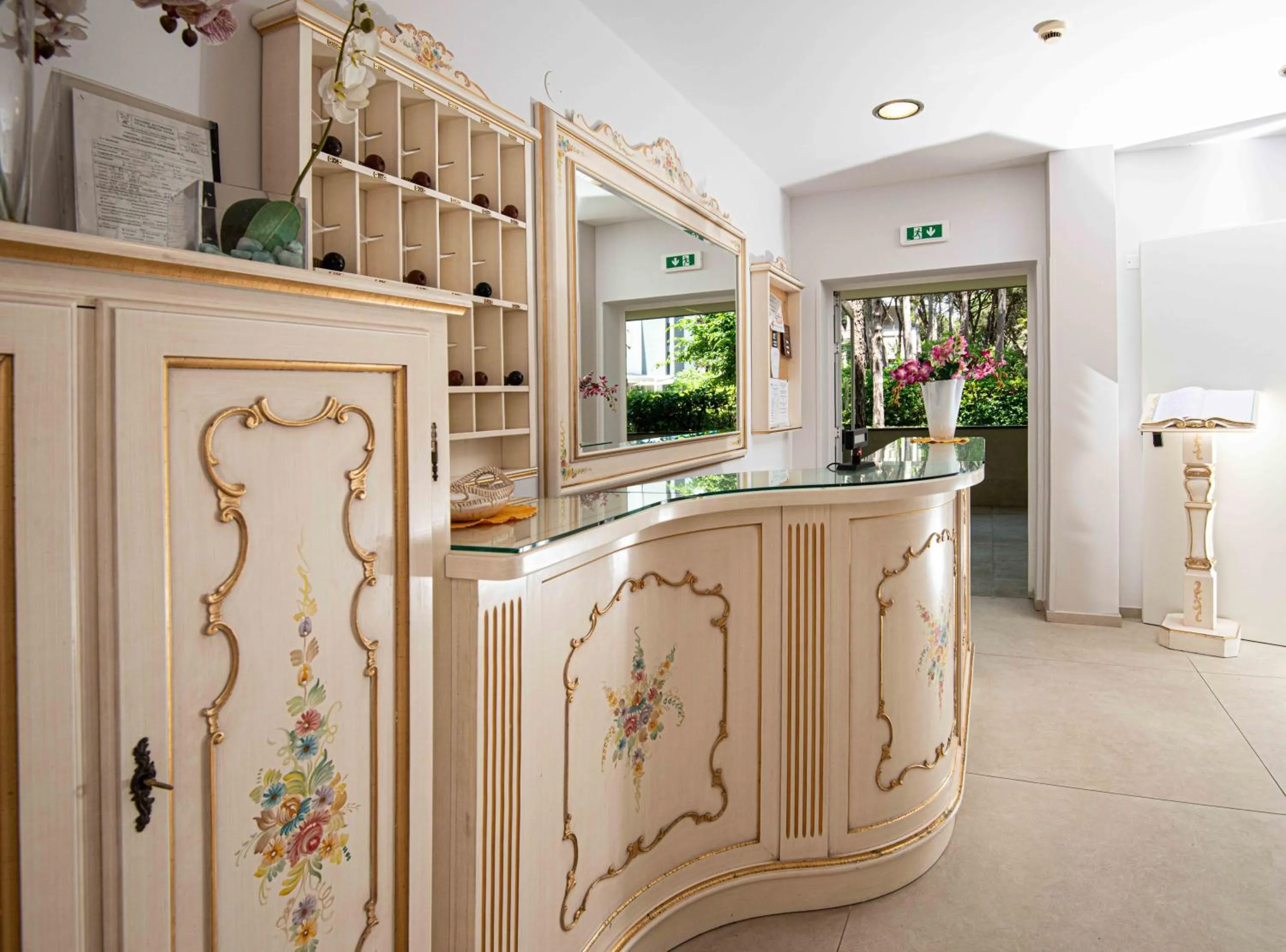 Lobby or reception in Hotel Oasi