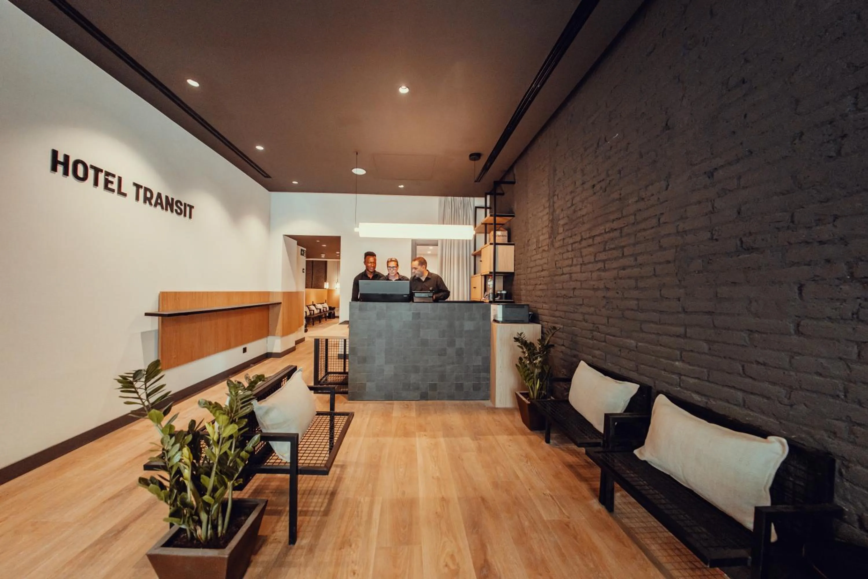 Lobby or reception in Hotel Transit