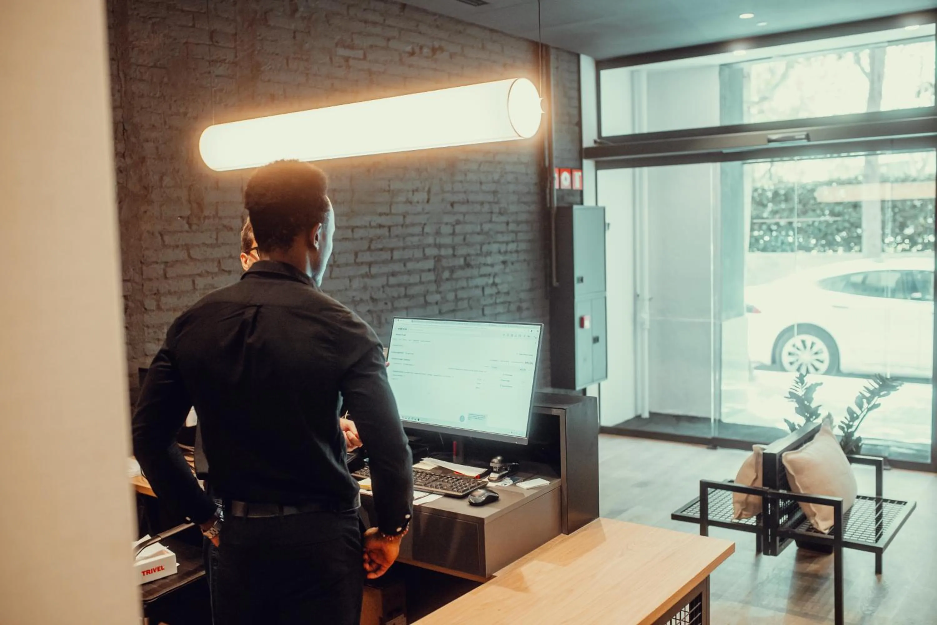 Lobby or reception in Hotel Transit