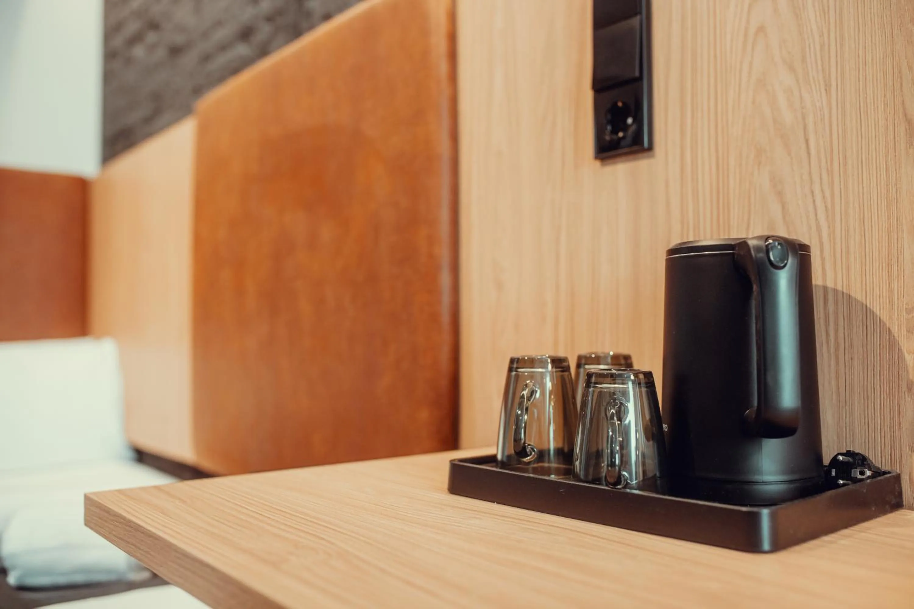 Coffee/tea facilities in Hotel Transit