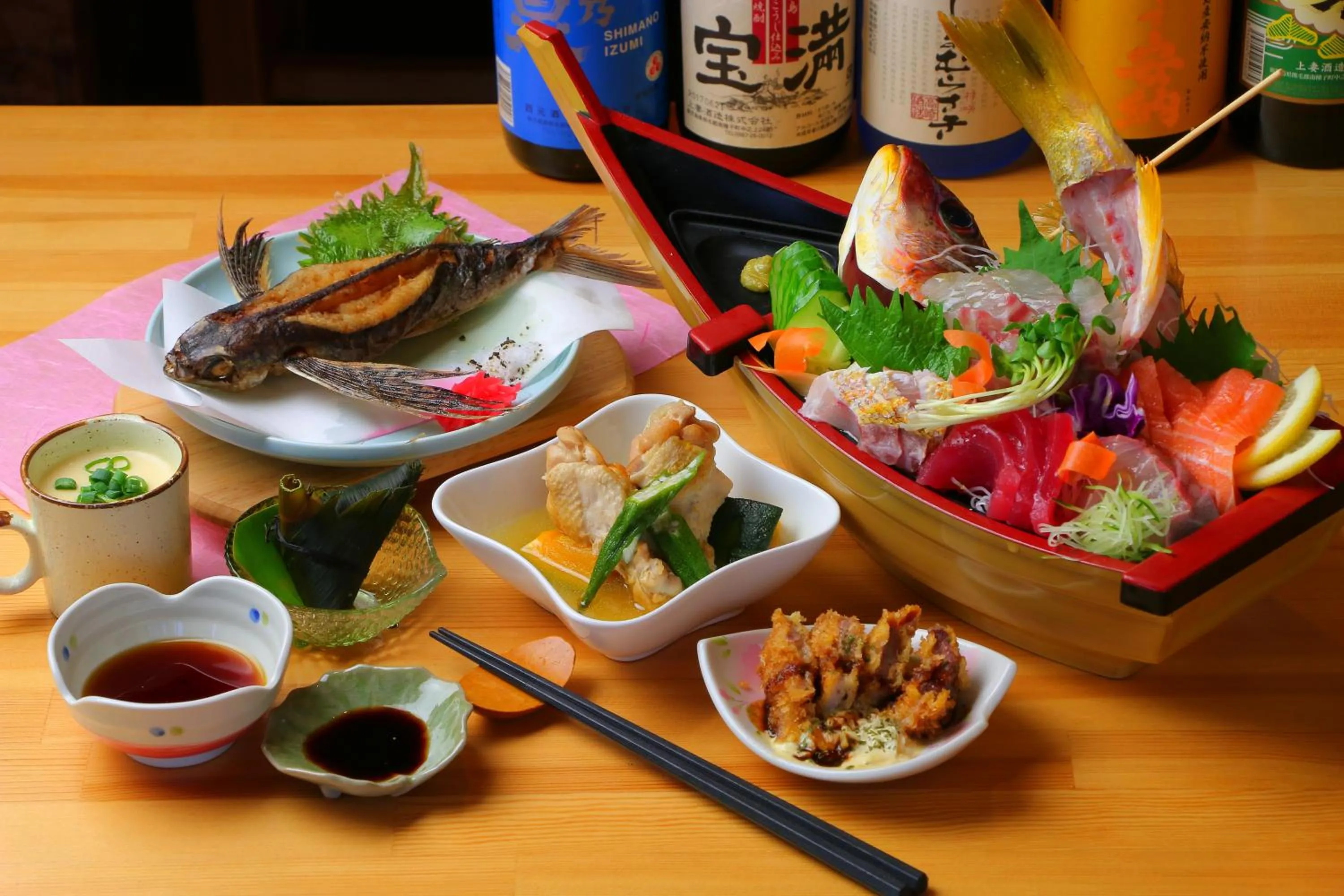 Food in Tanegashima Minshuku Yuyu