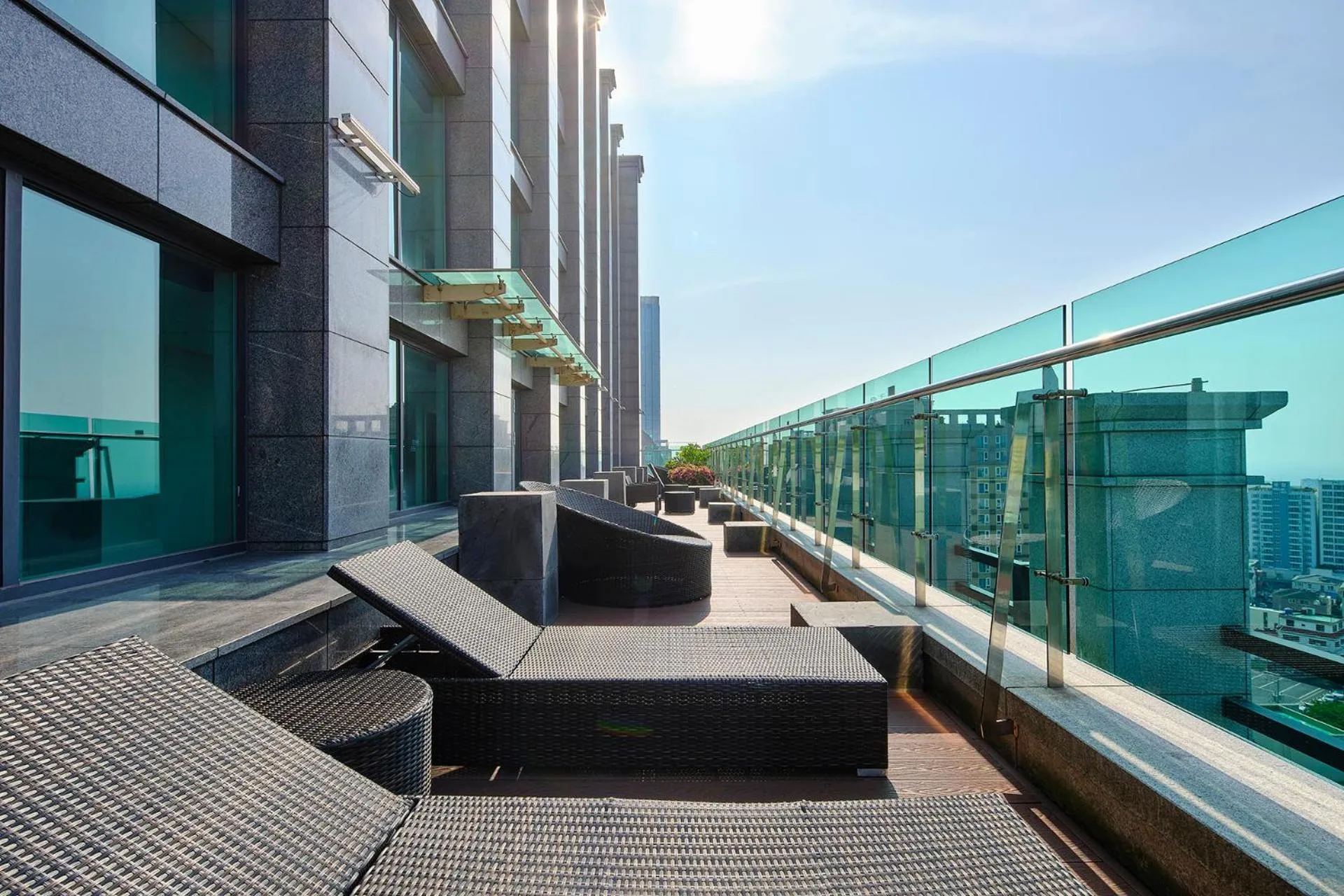 Balcony/Terrace in Jeju Central City Hotel