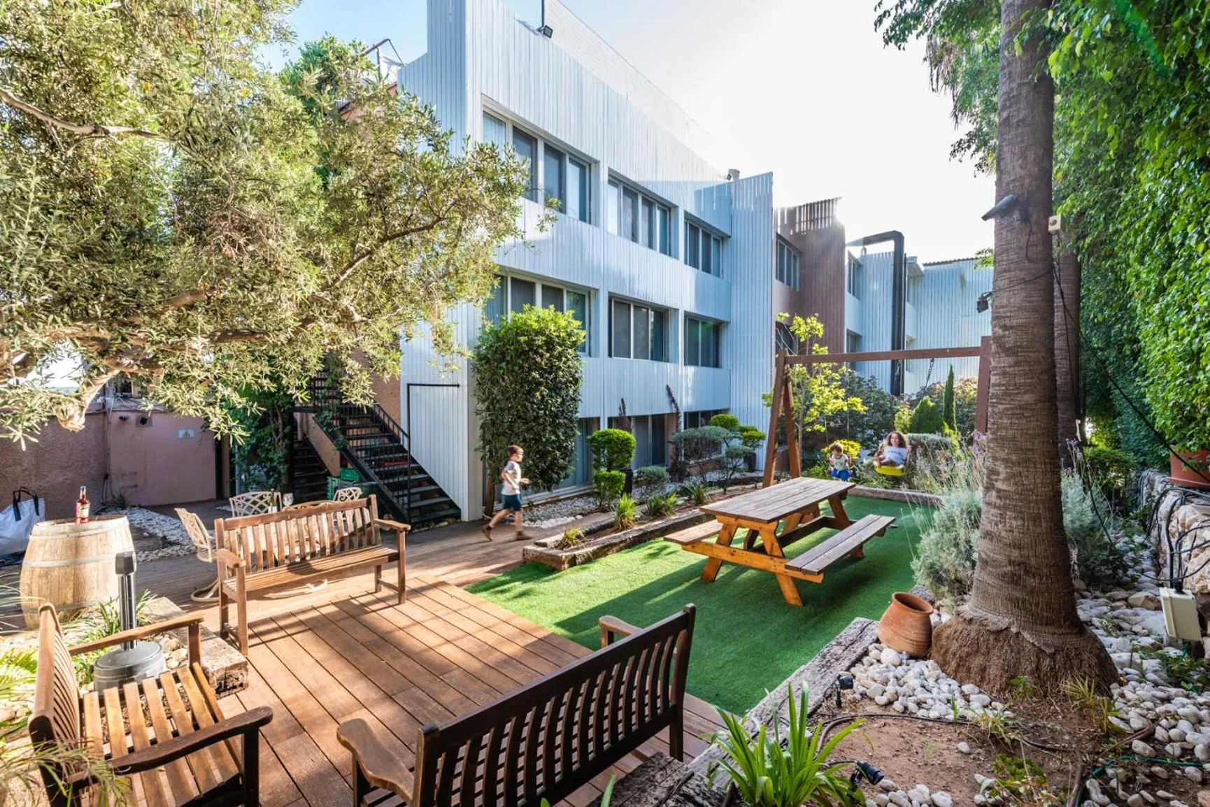 Garden in Hotel Beit Maimon