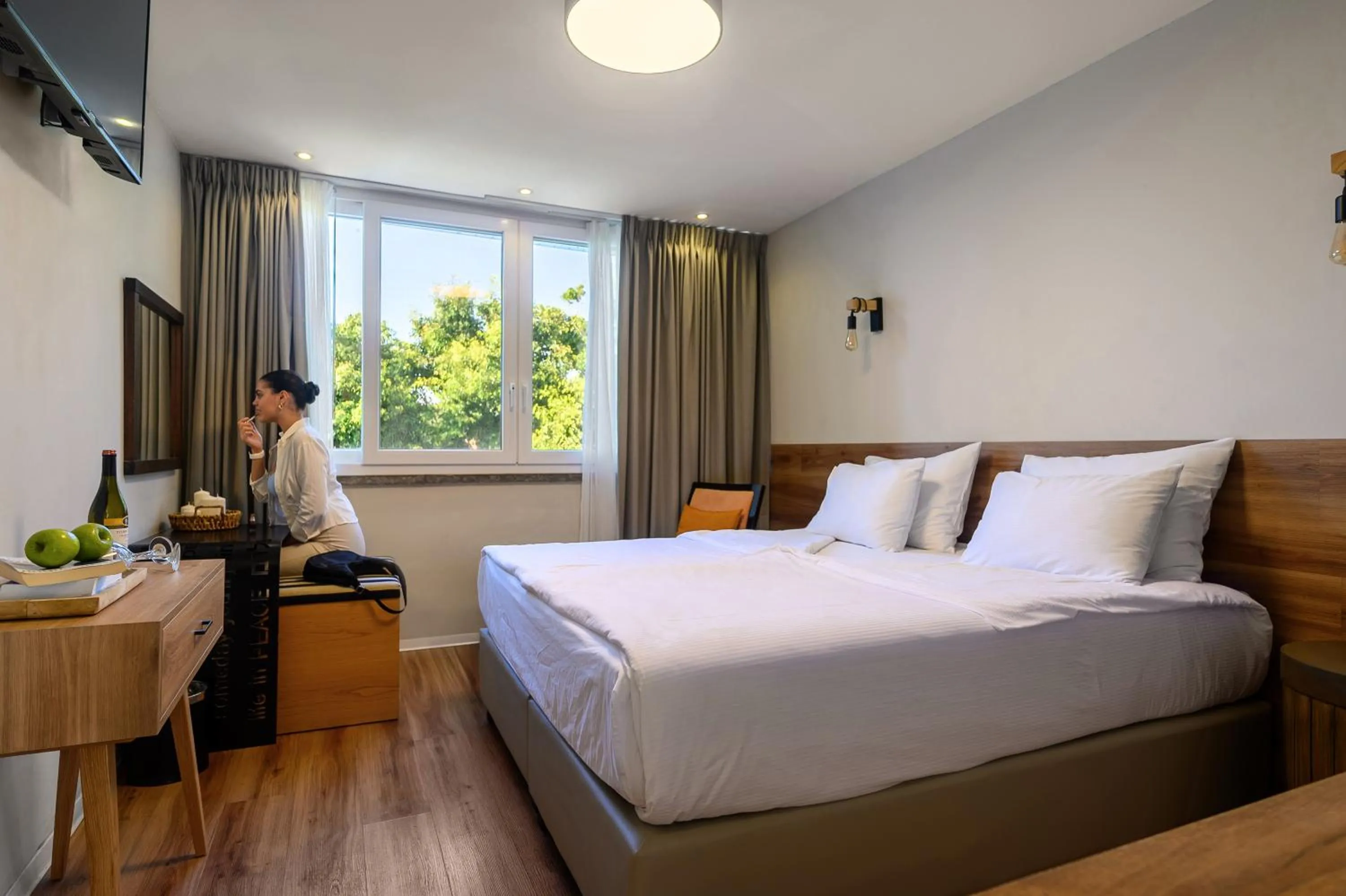 Bedroom, Bed in Hotel Beit Maimon