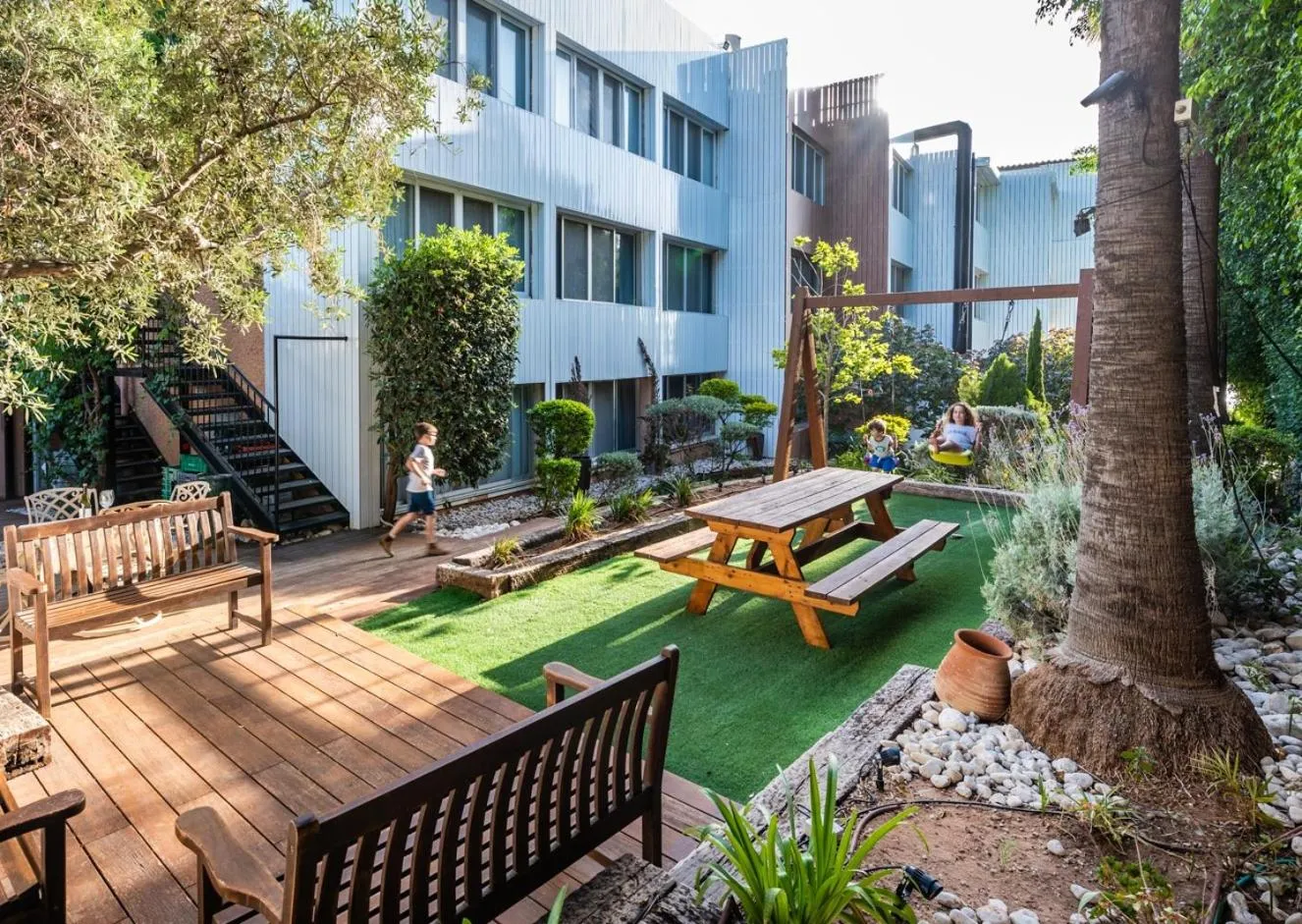 Garden in Hotel Beit Maimon