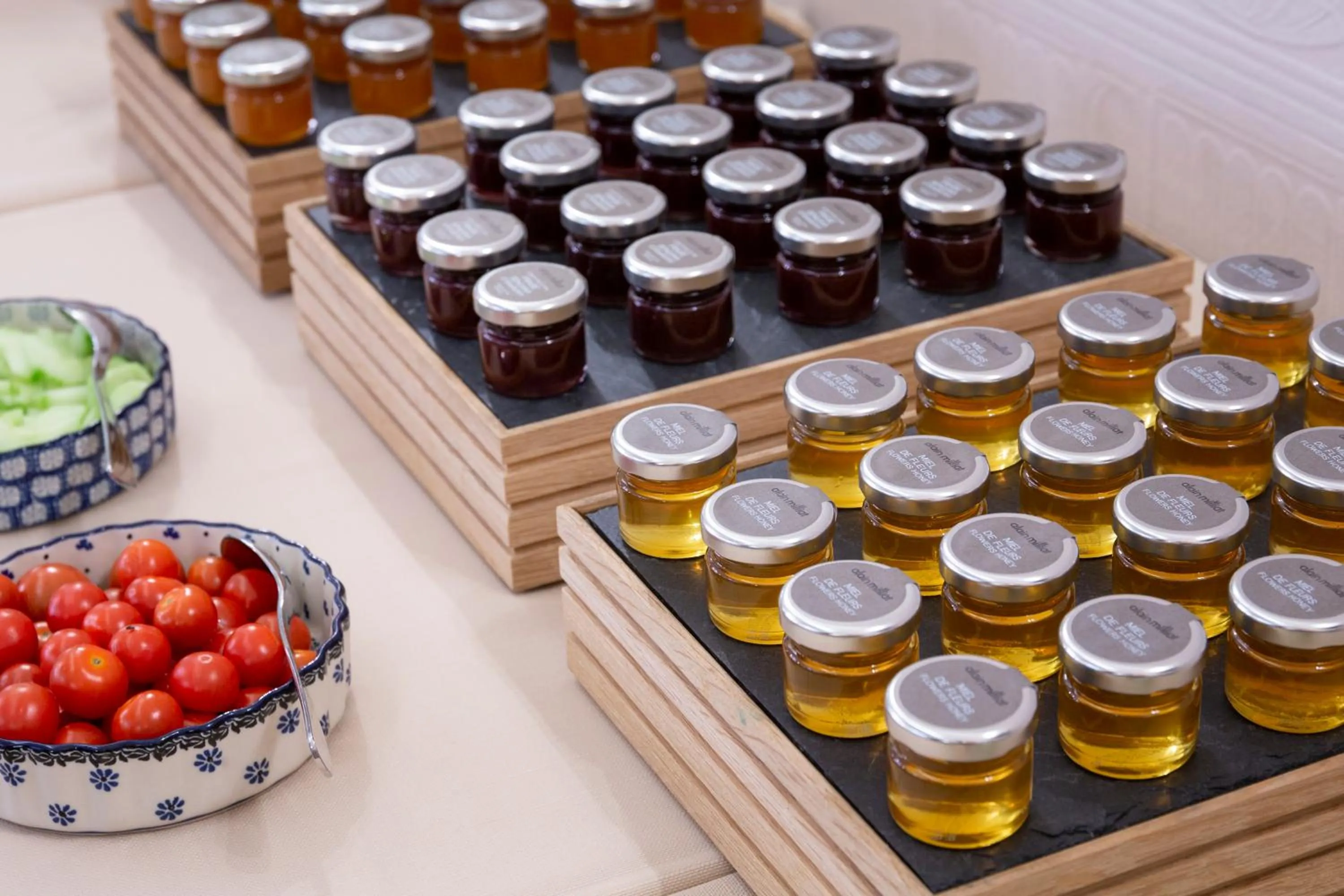 Food close-up in Hotel Perrin - former Carlton