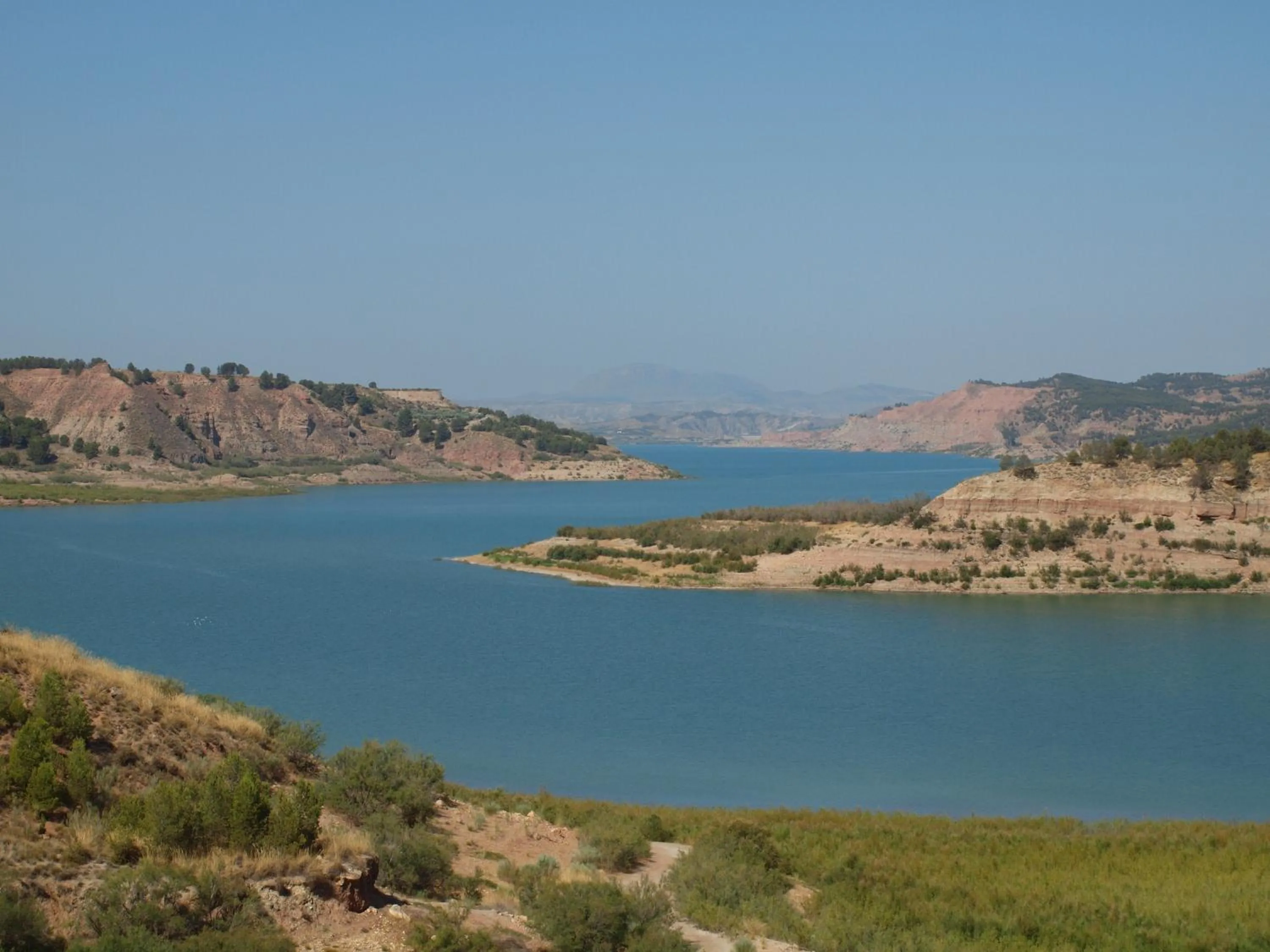 Lake view in Hotel Rural La Alcanacia
