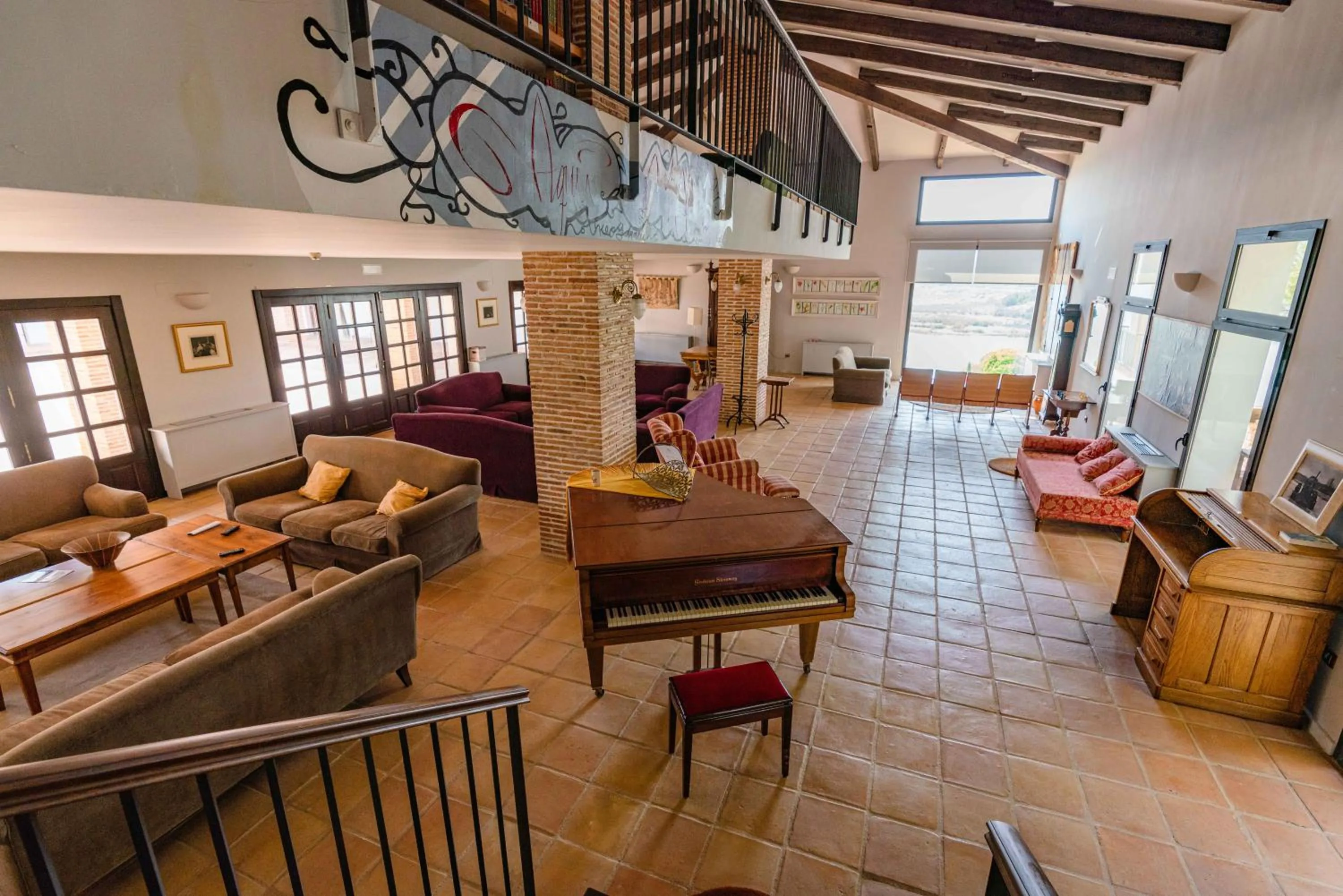 Library in Hotel Rural La Alcanacia