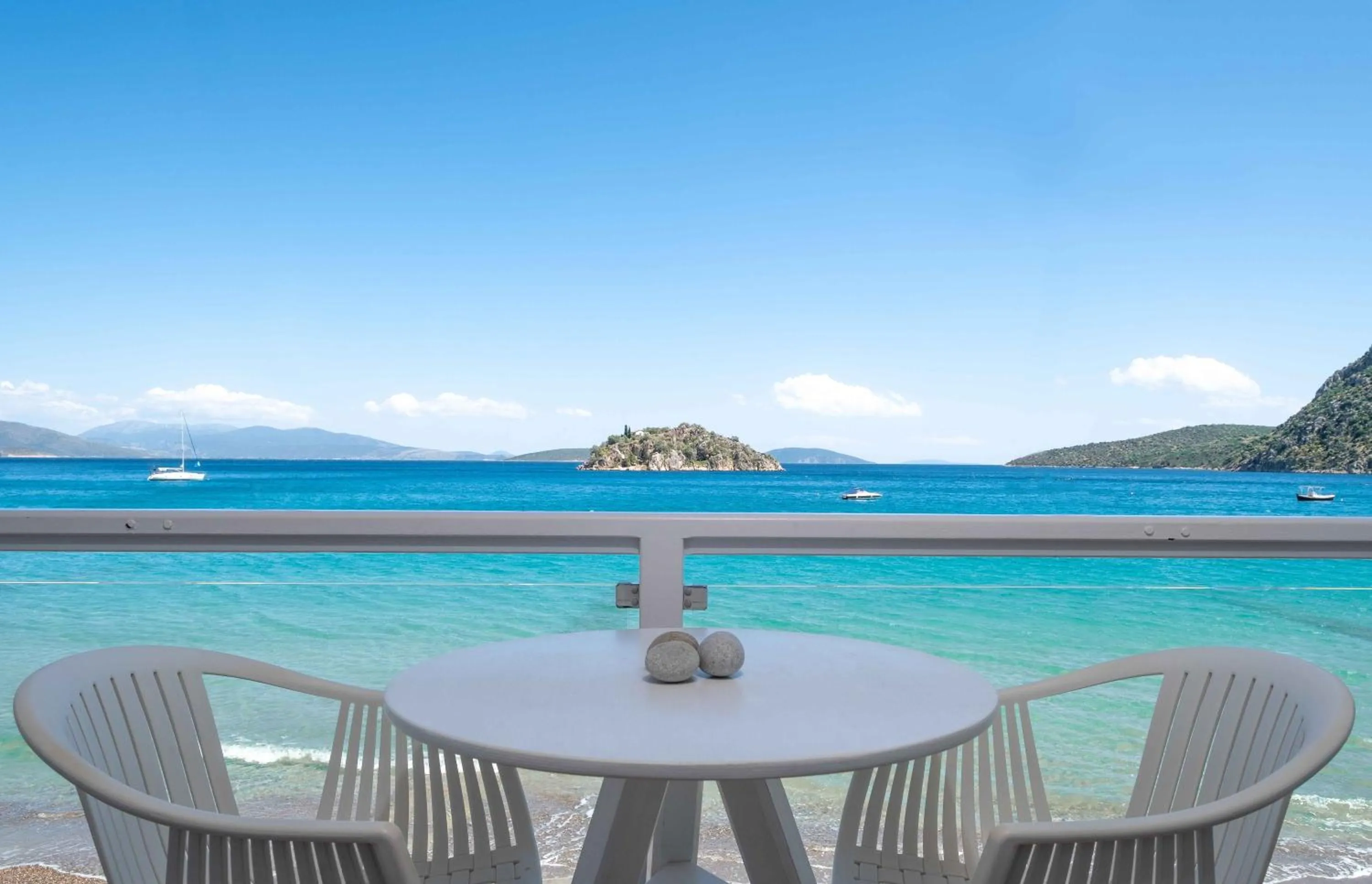 Sea view in Nelly's Apartments