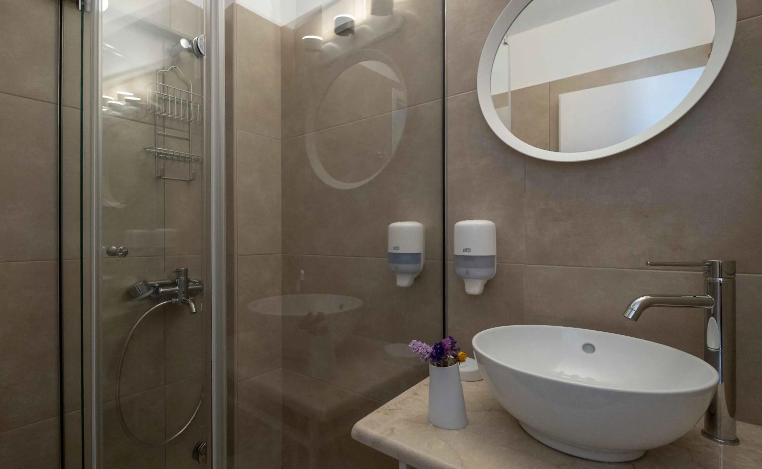 Shower in Nelly's Apartments