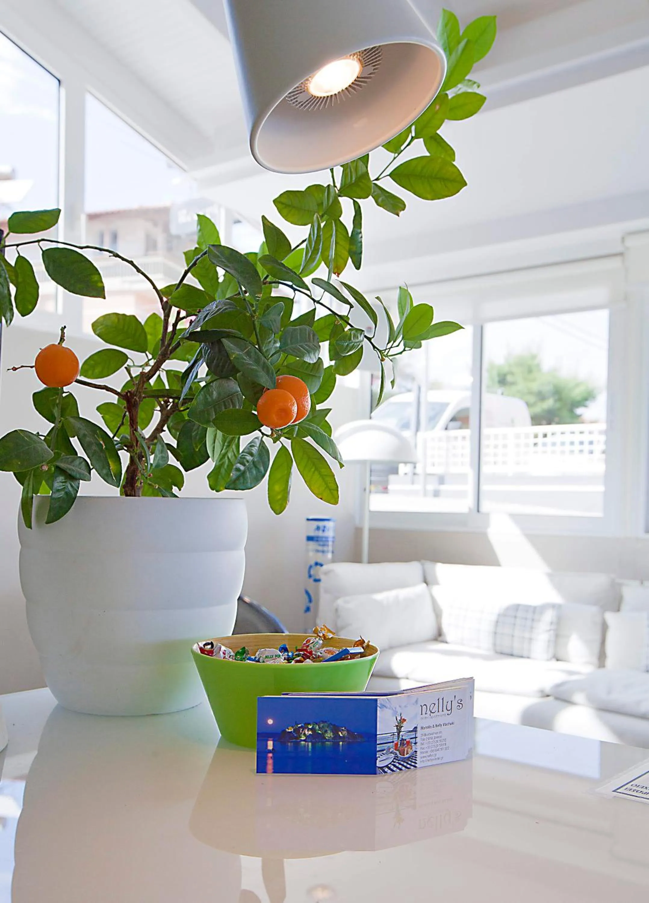 Communal lounge/ TV room in Nelly's Apartments