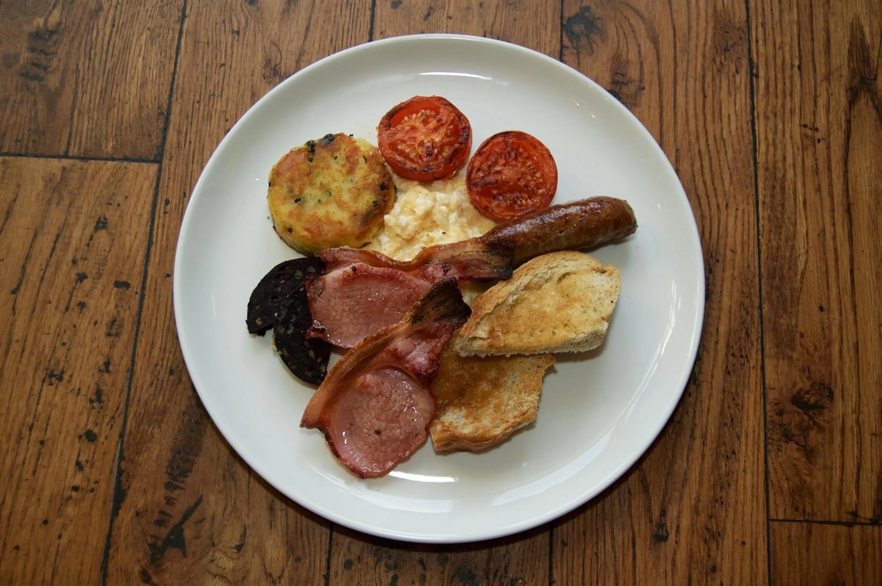 English/Irish breakfast in The Grosvenor Arms