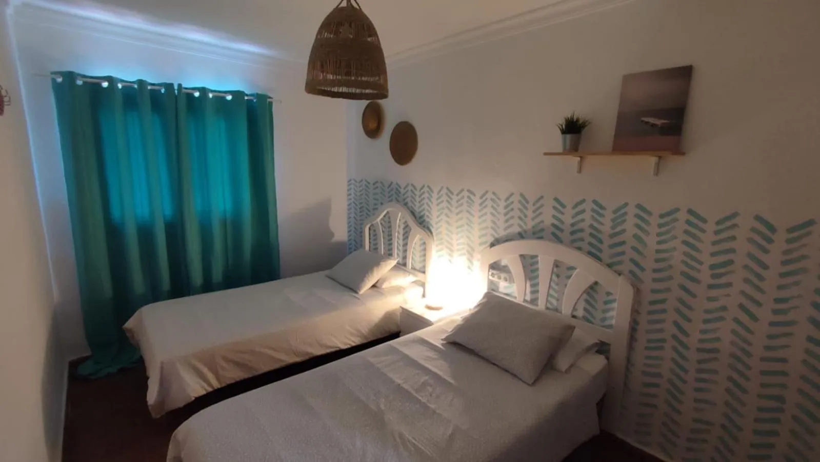 Bed in Pensión Playa