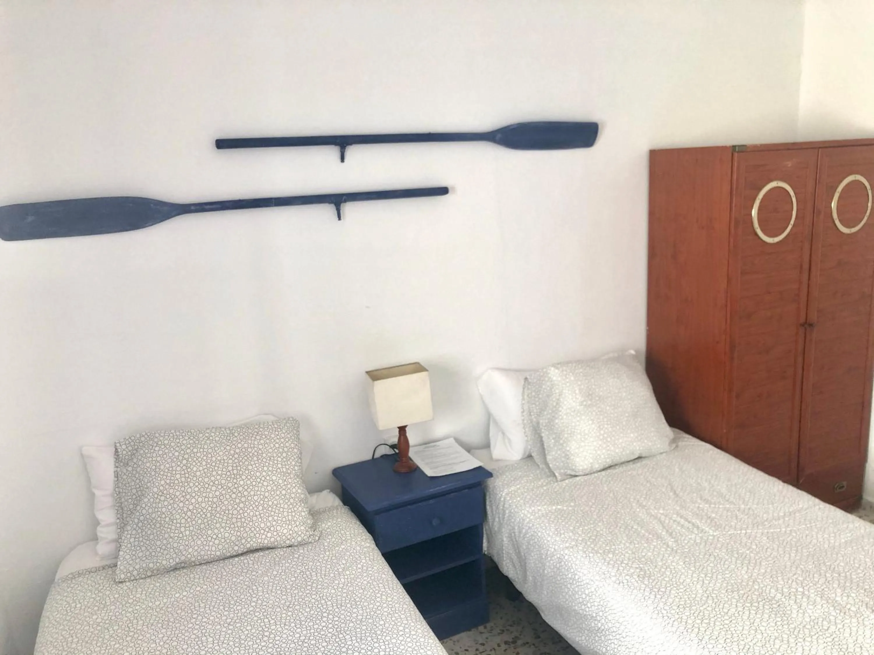 Bed in Pensión Playa