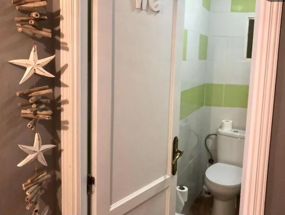 Bathroom in Pensión Playa