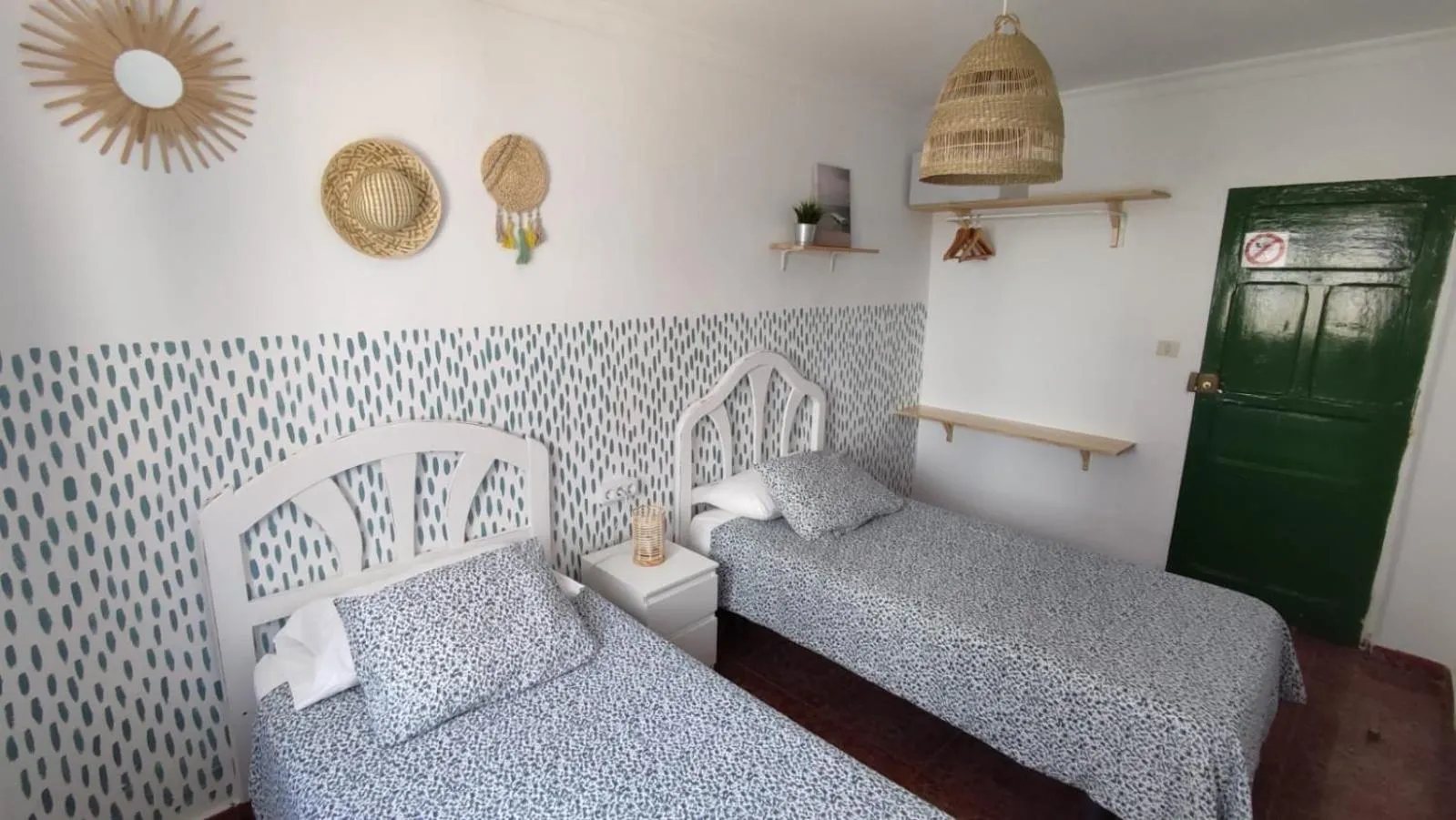 Bed in Pensión Playa