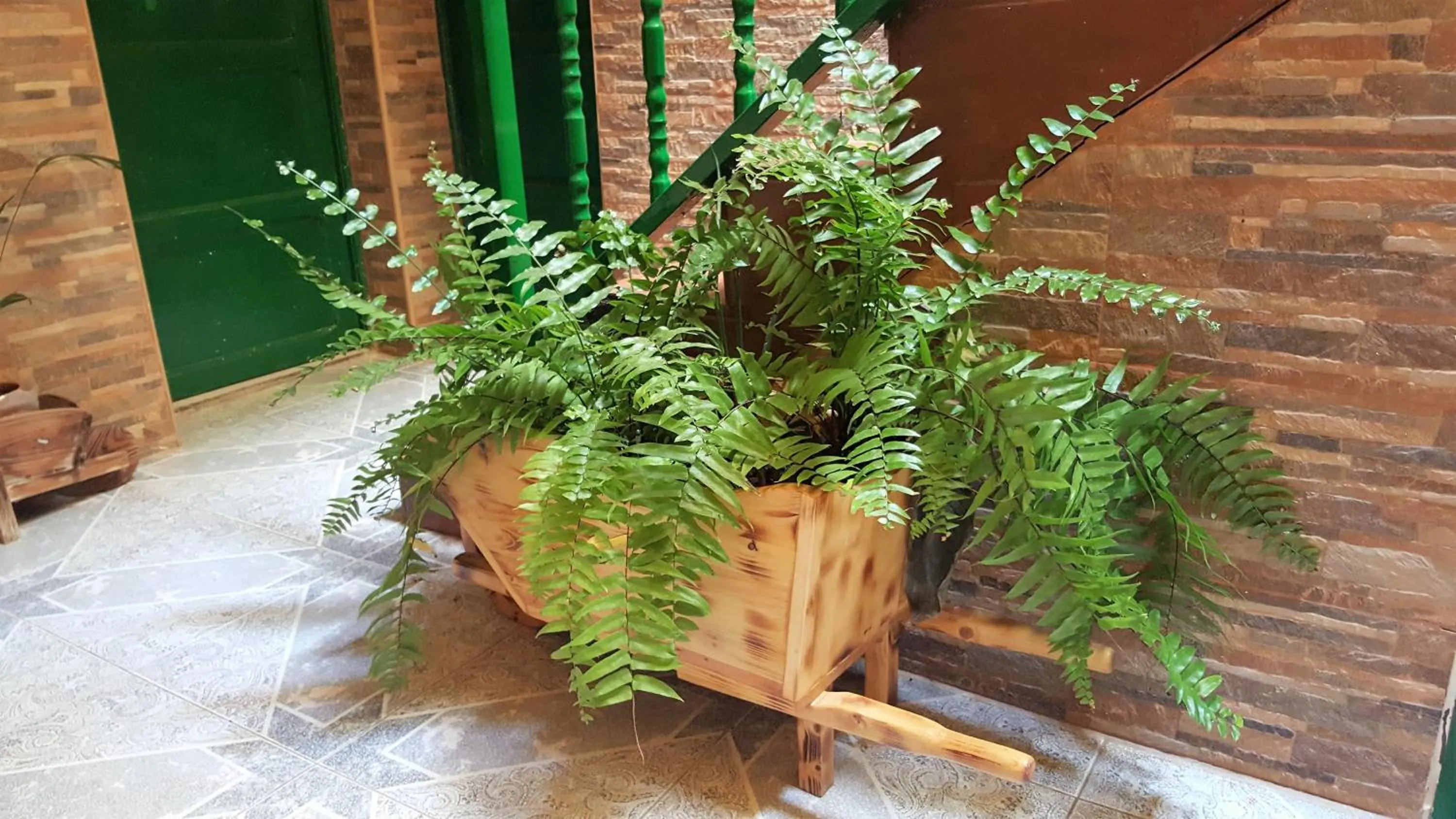 Decorative detail in Pensión Playa