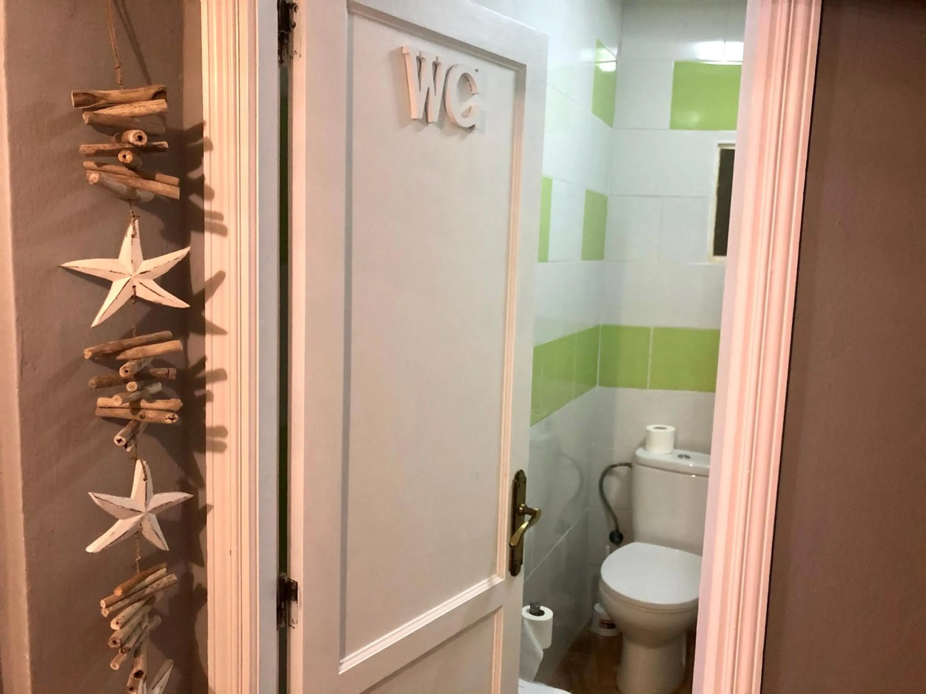 Toilet in Pensión Playa