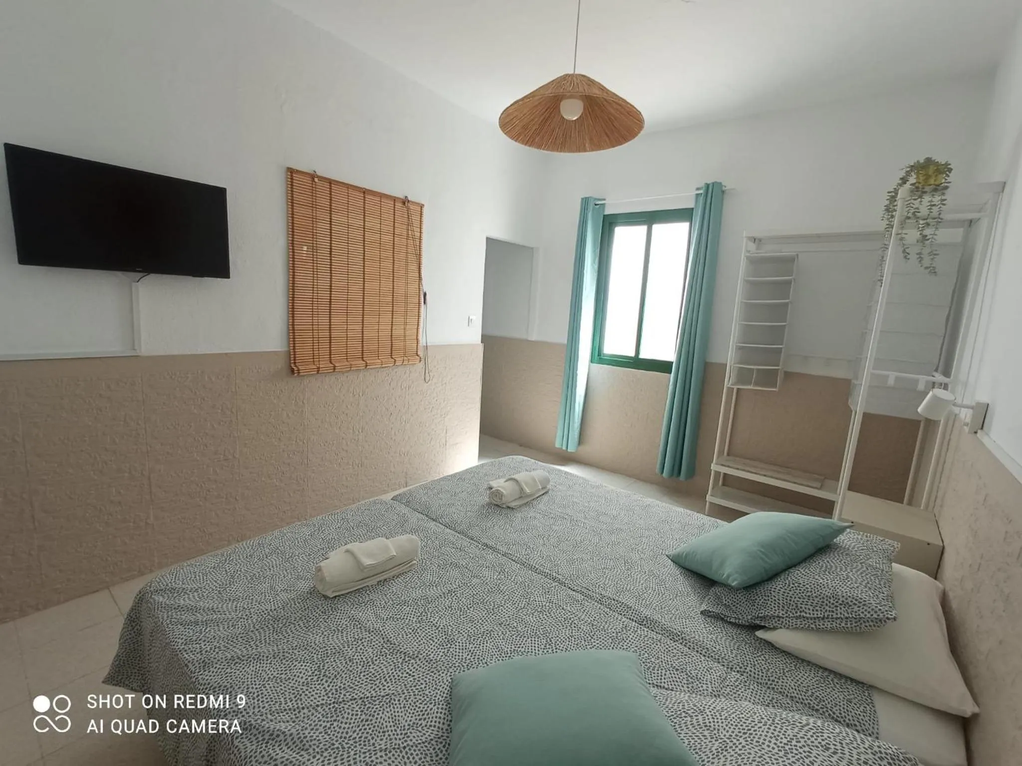 Bed in Pensión Playa