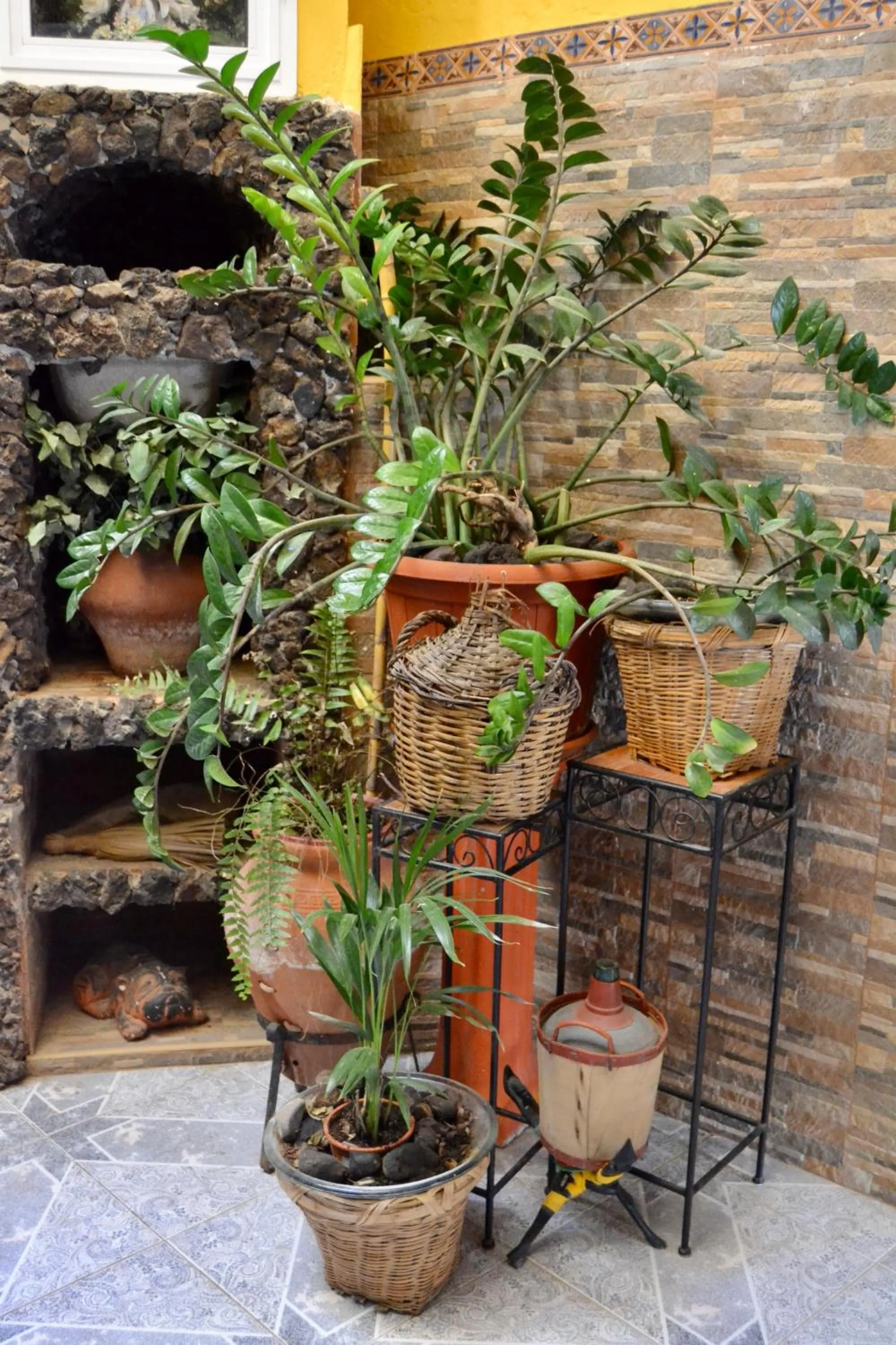 Patio in Pensión Playa