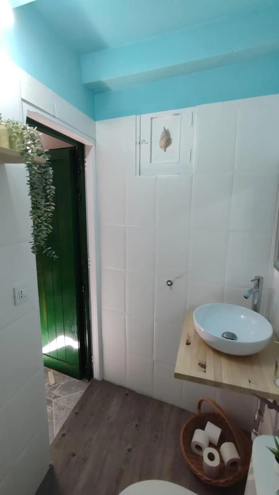 Bathroom in Pensión Playa