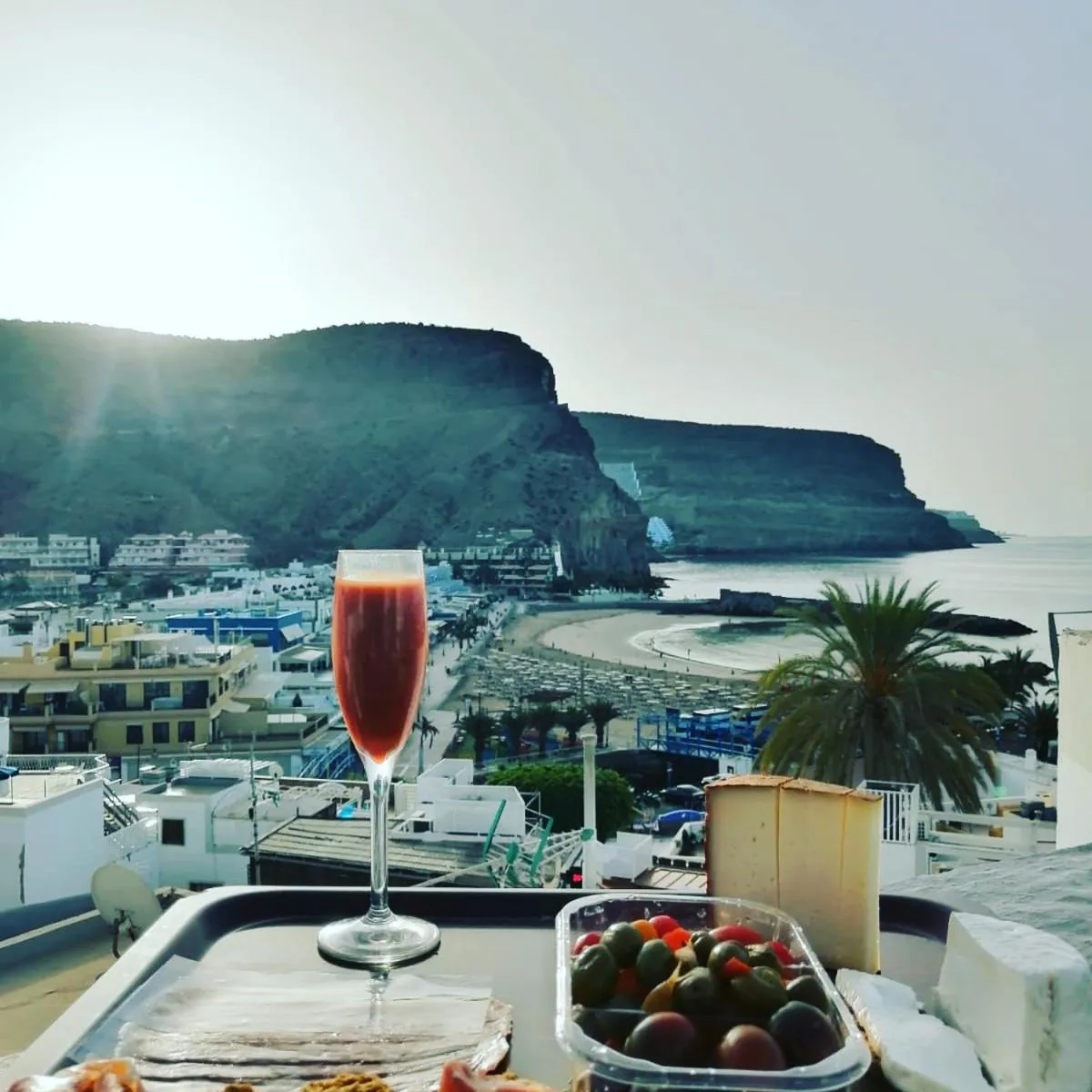 Sea view in Pensión Playa