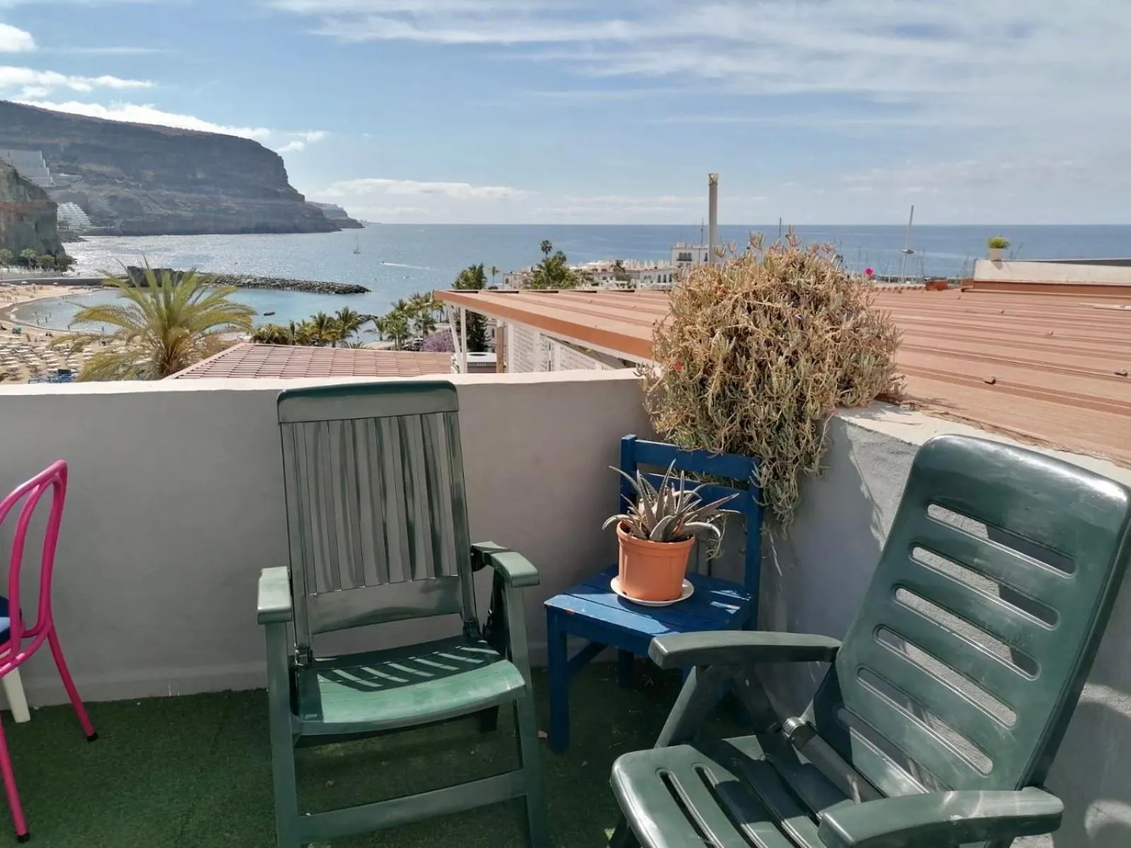 Balcony/Terrace in Pensión Playa