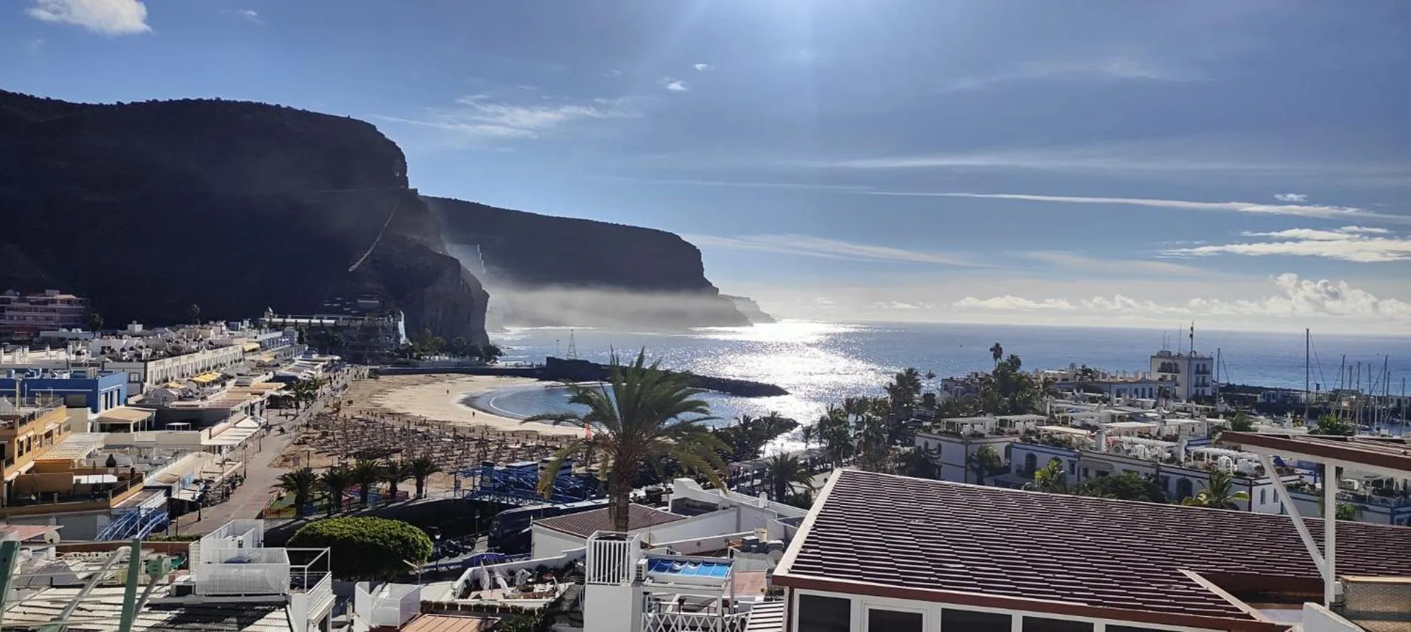 Sea view in Pensión Playa