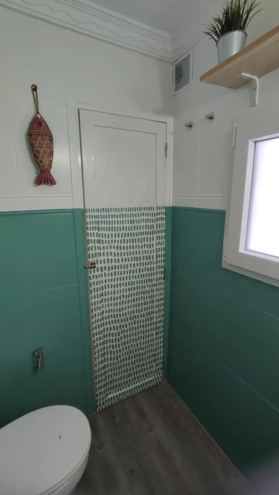 Bathroom in Pensión Playa