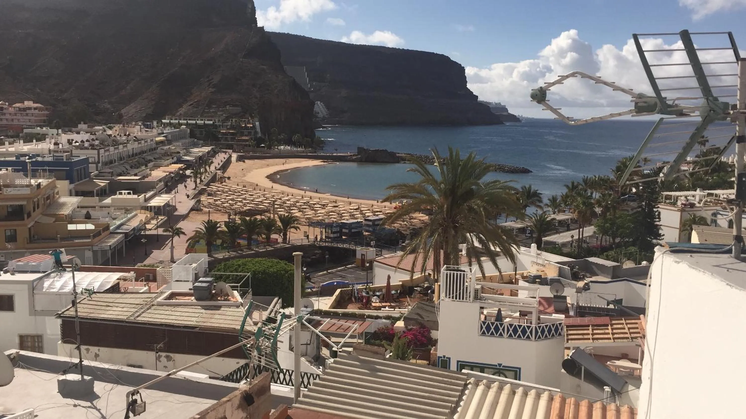 Sea view in Pensión Playa