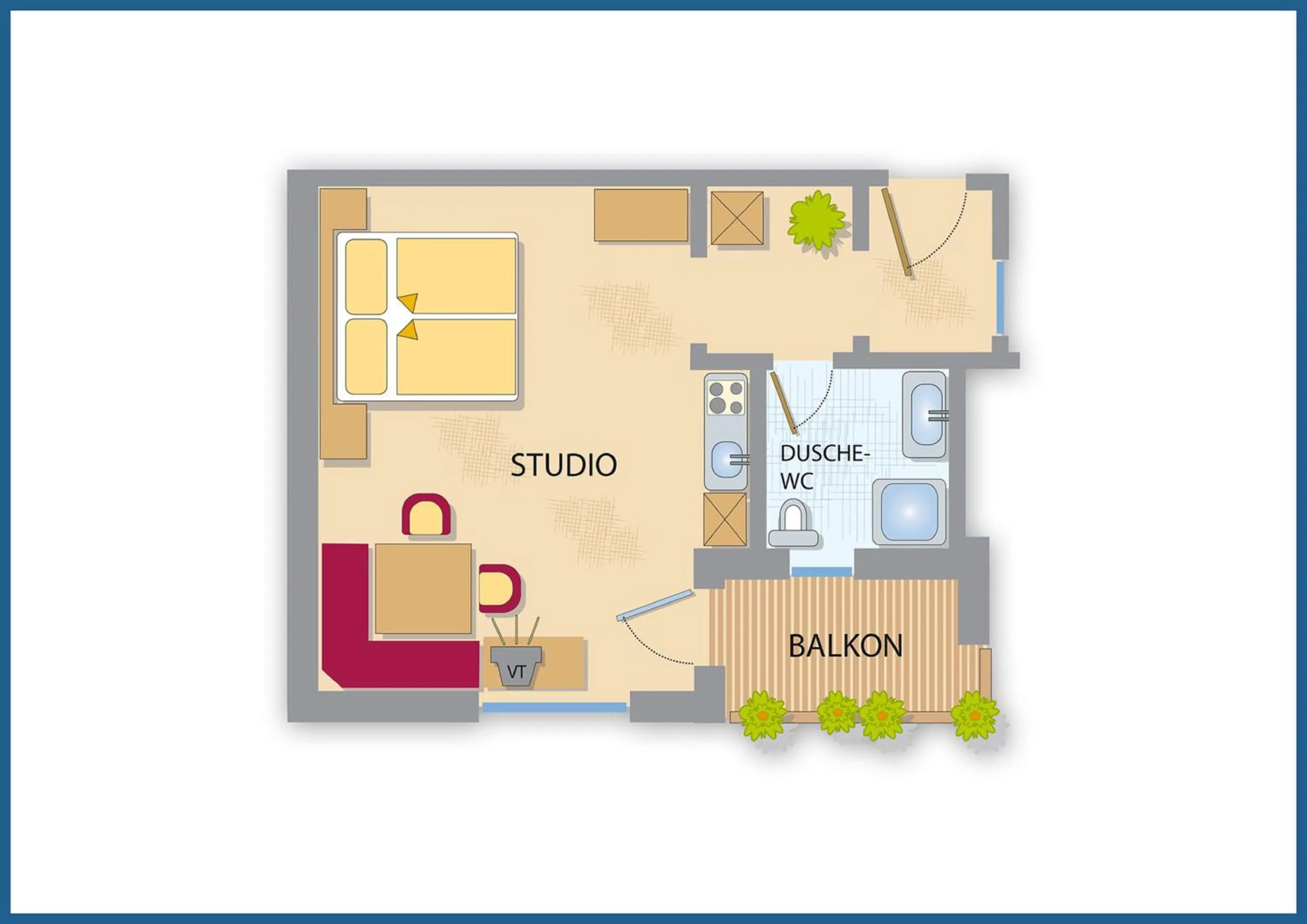 Floor plan in Hotel Nevada