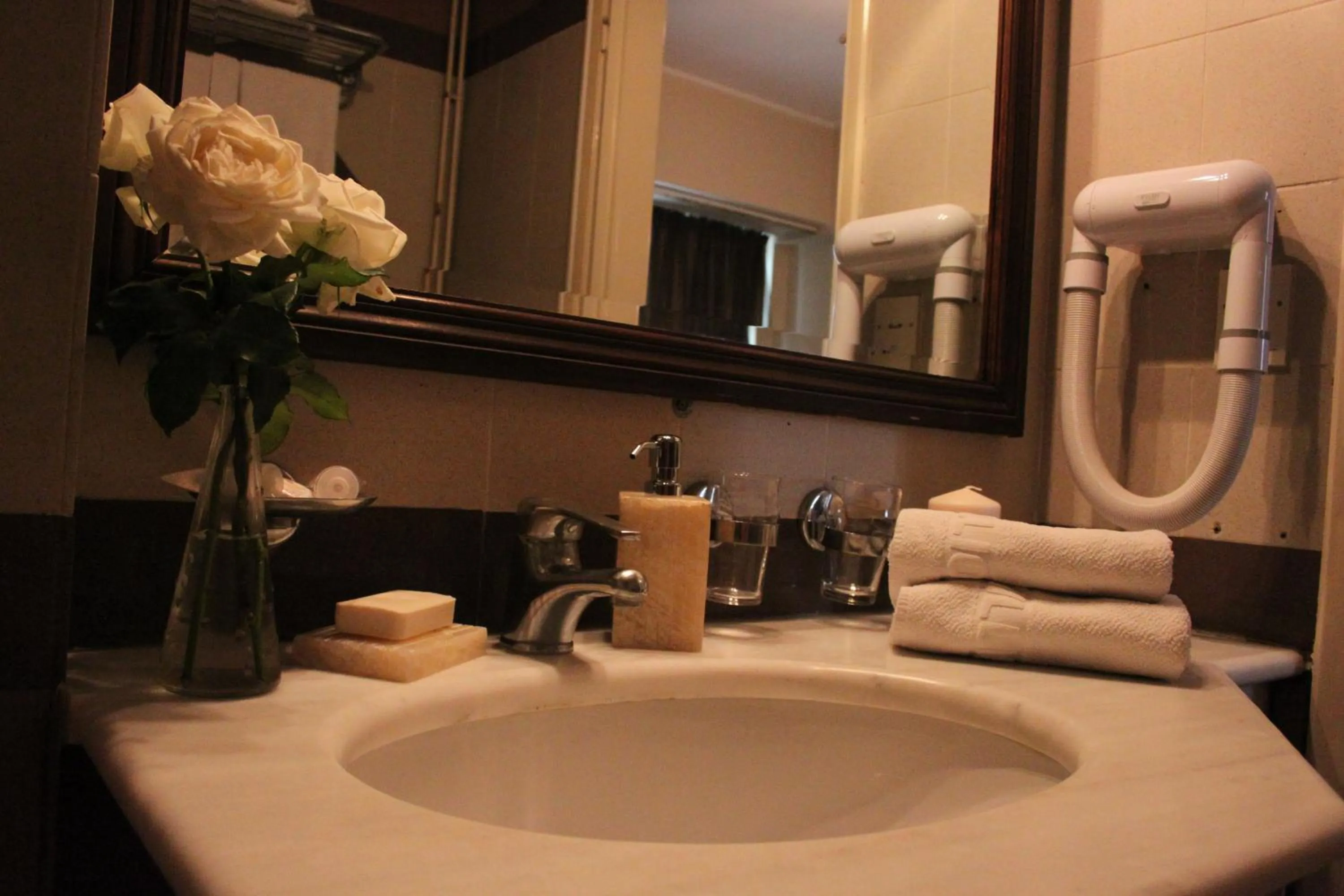 Bathroom in Achillion Hotel