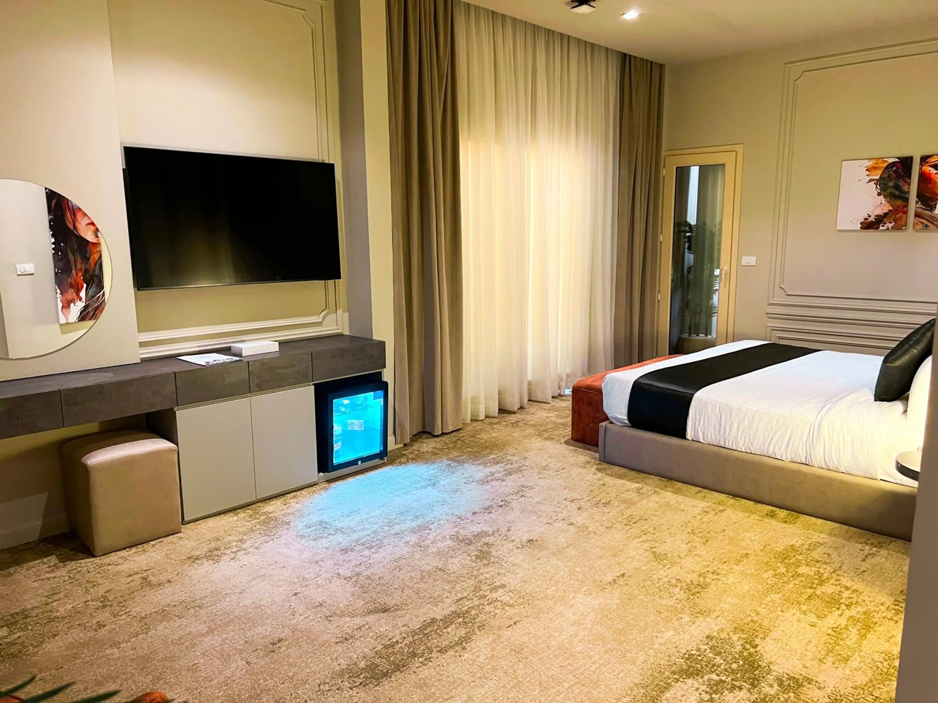 TV and multimedia, Bed in Eastern Al Montazah Hotel