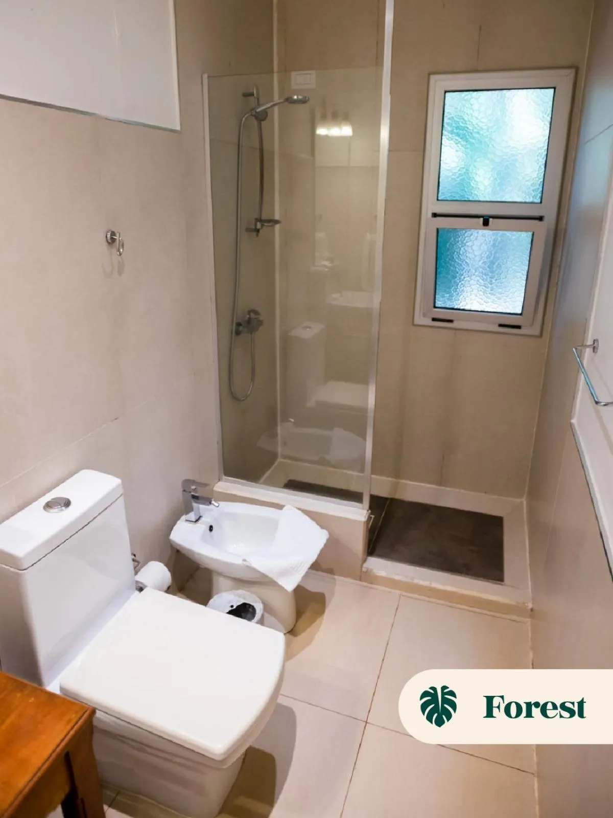 Bathroom in La Reserva Virgin Lodge