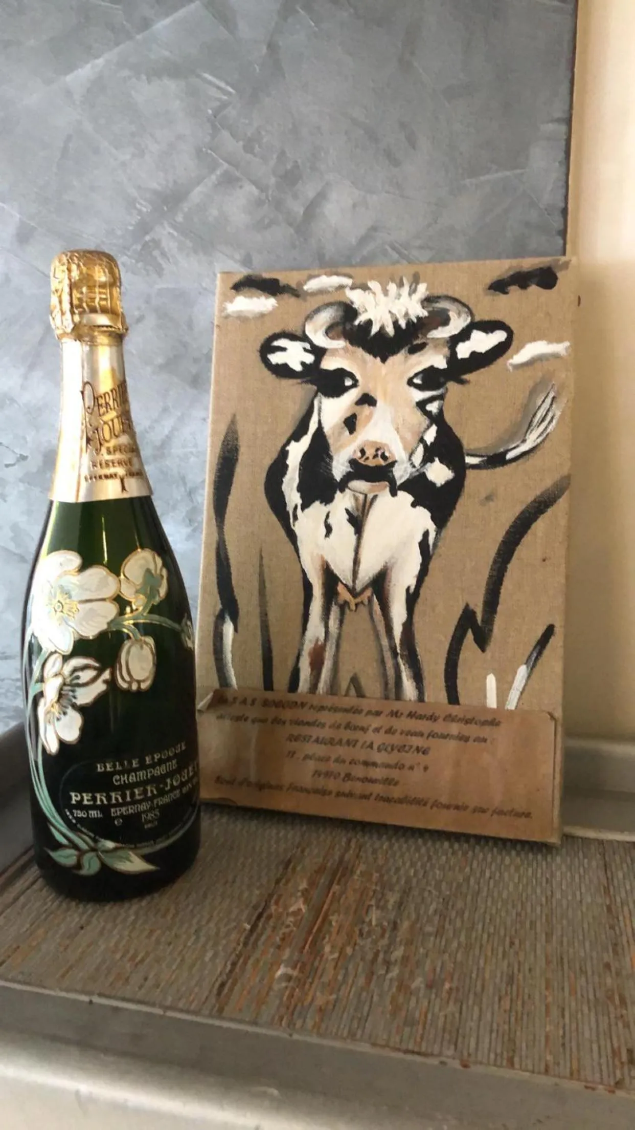 Decorative detail in La glycine hotel, spa et bien-être