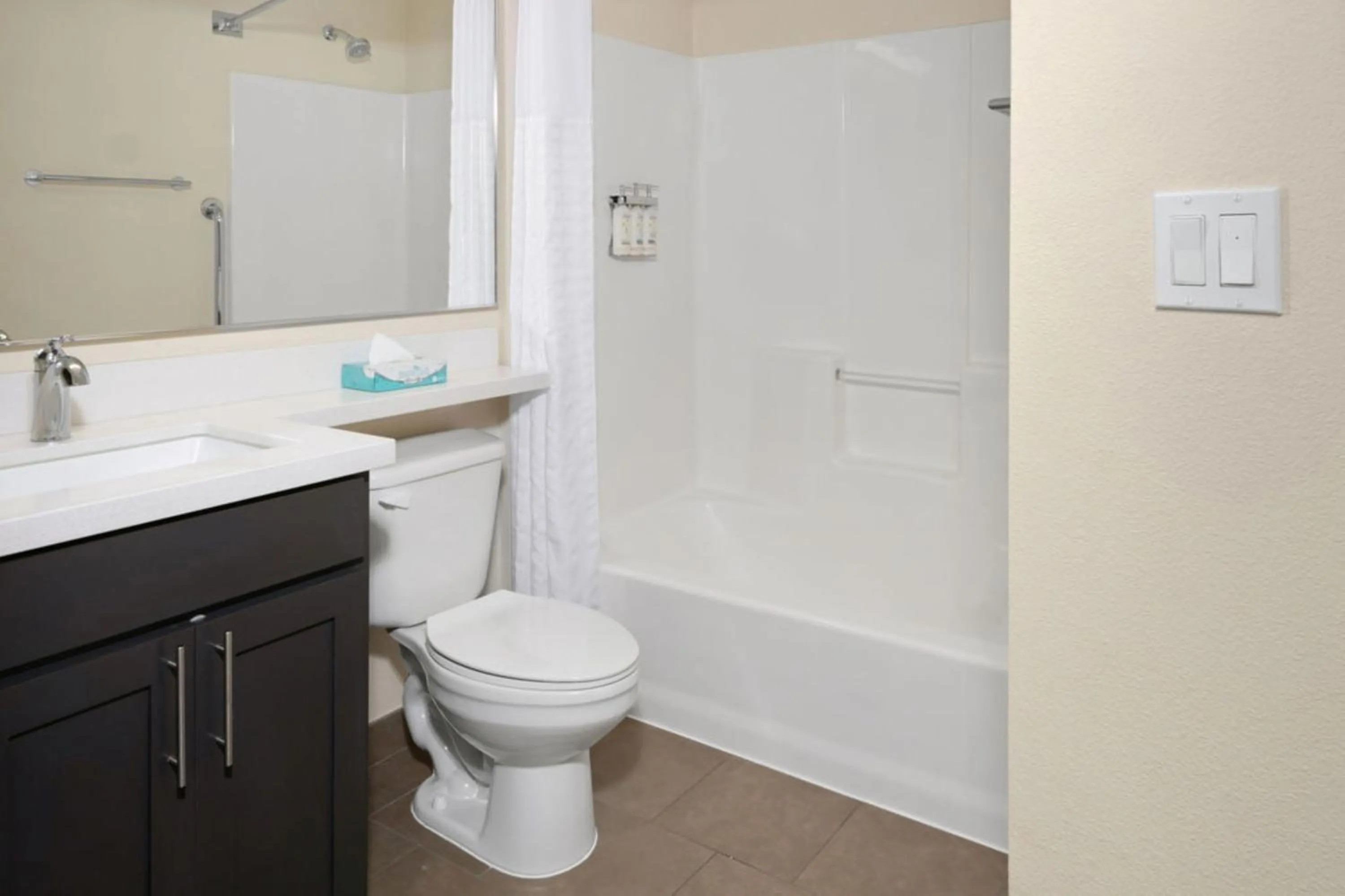 Bathroom in Candlewood Suites Killeen - Fort Hood Area by IHG