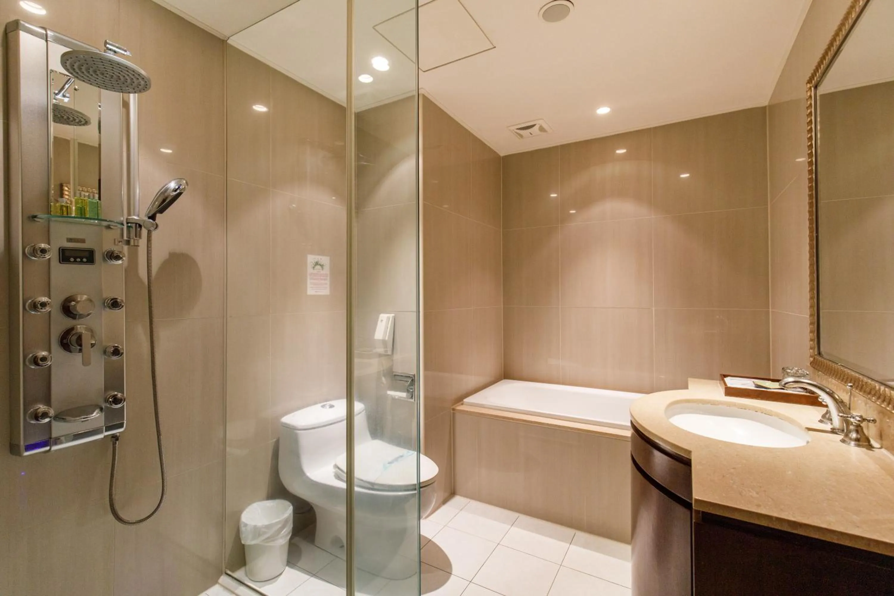 Shower in Hotel HD Palace