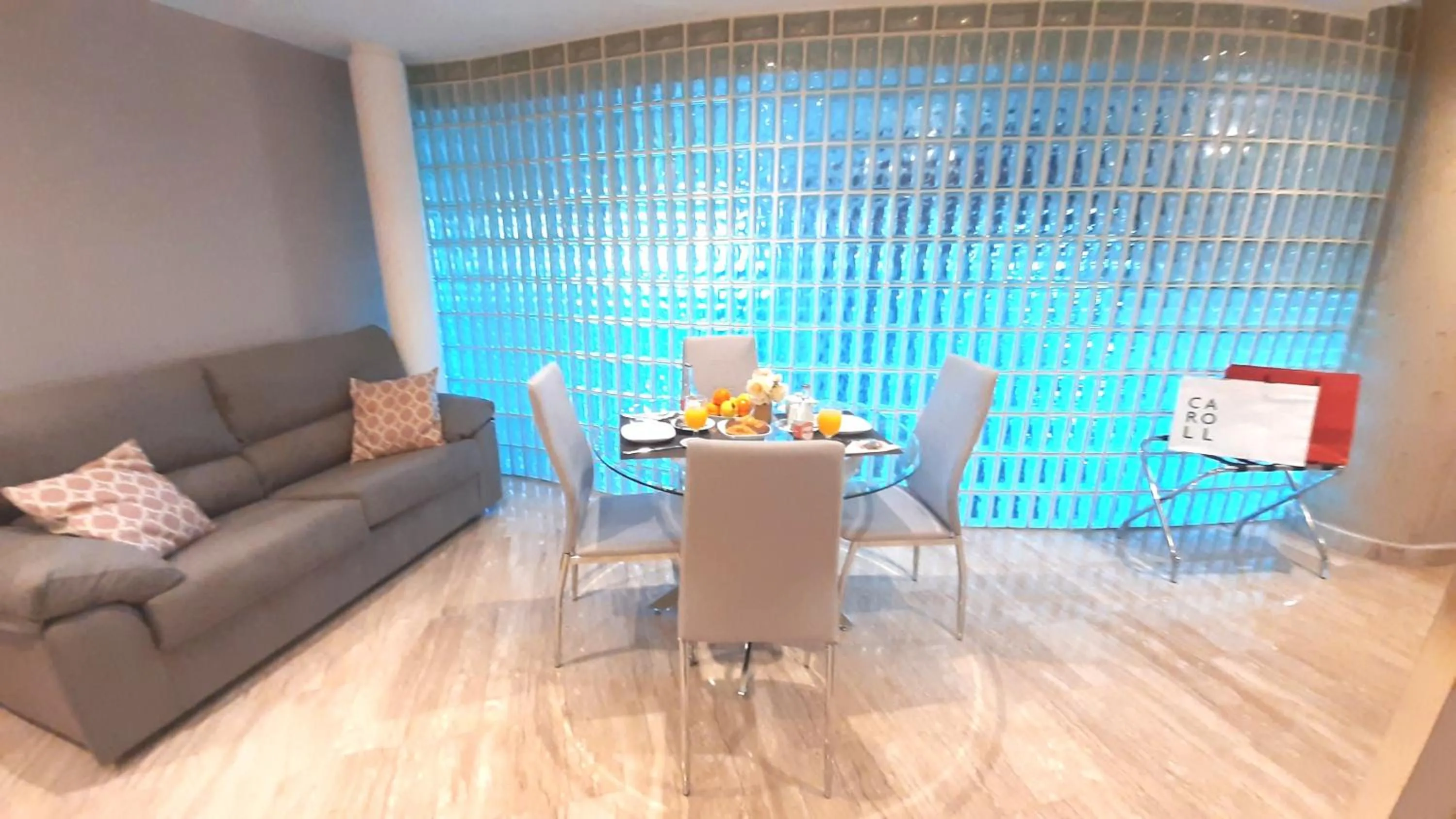 Dining area in Hotel Nueva Plaza