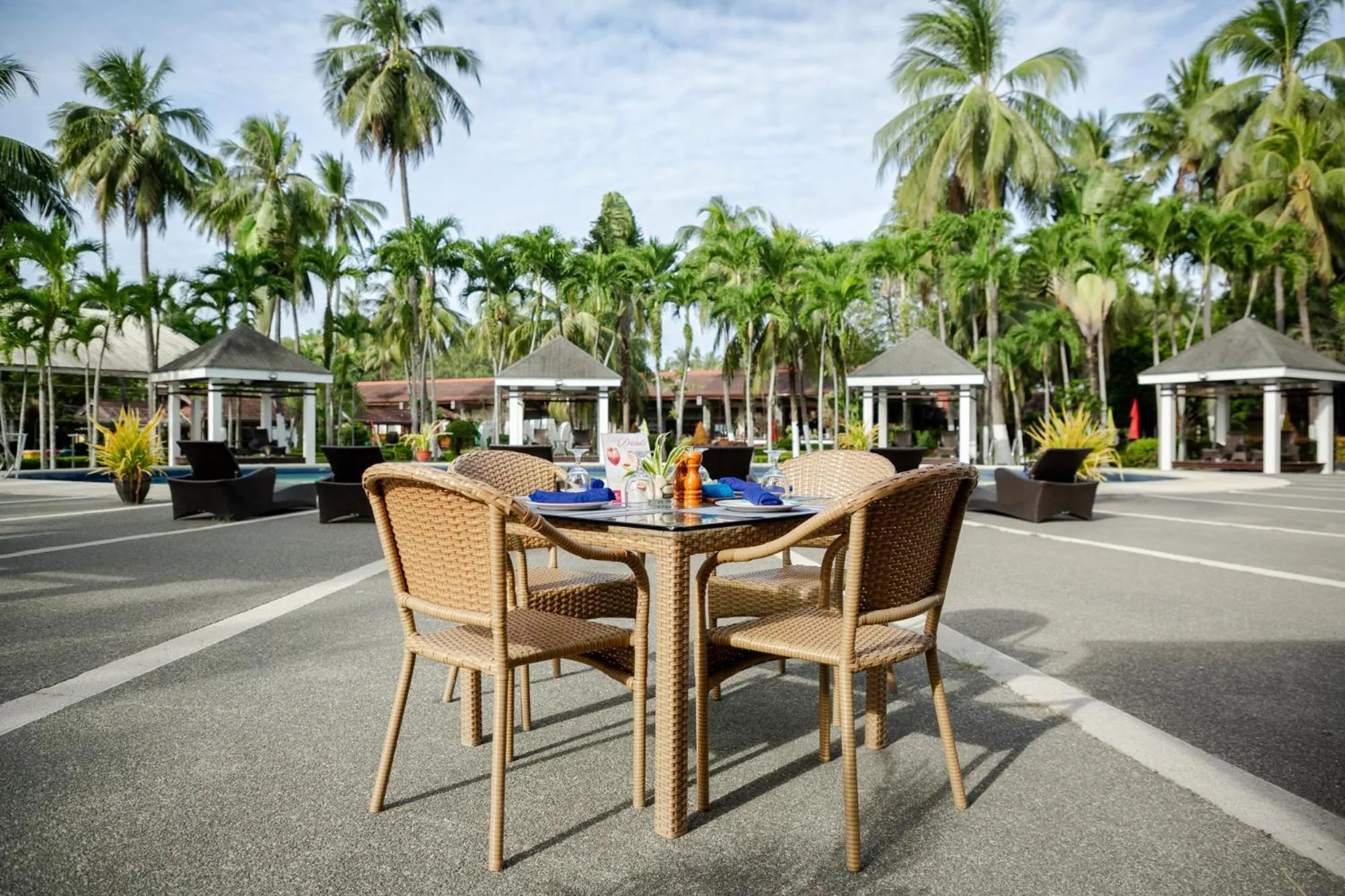 Pool view in Waterfront Insular Hotel Davao