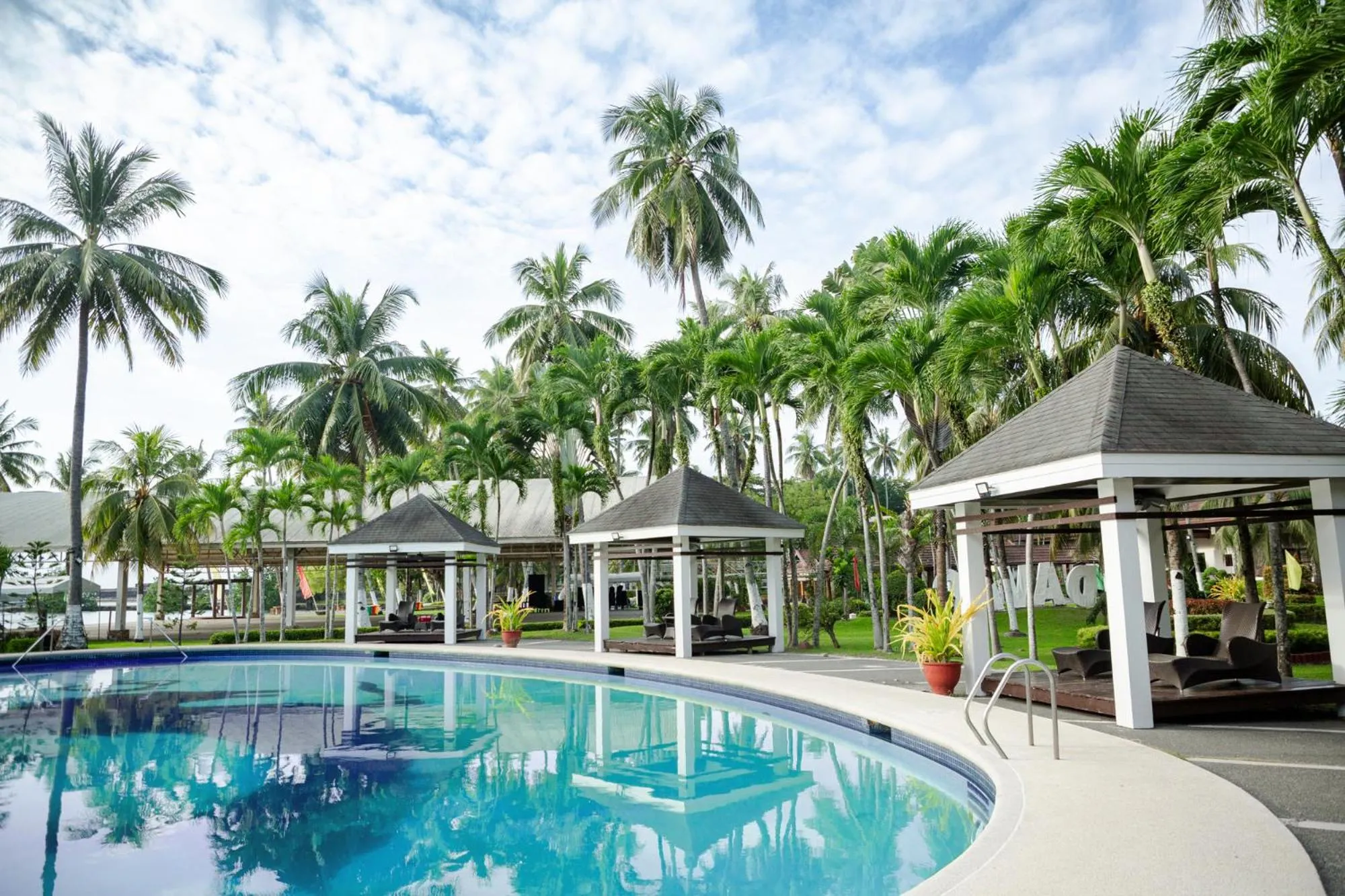 Pool view in Waterfront Insular Hotel Davao