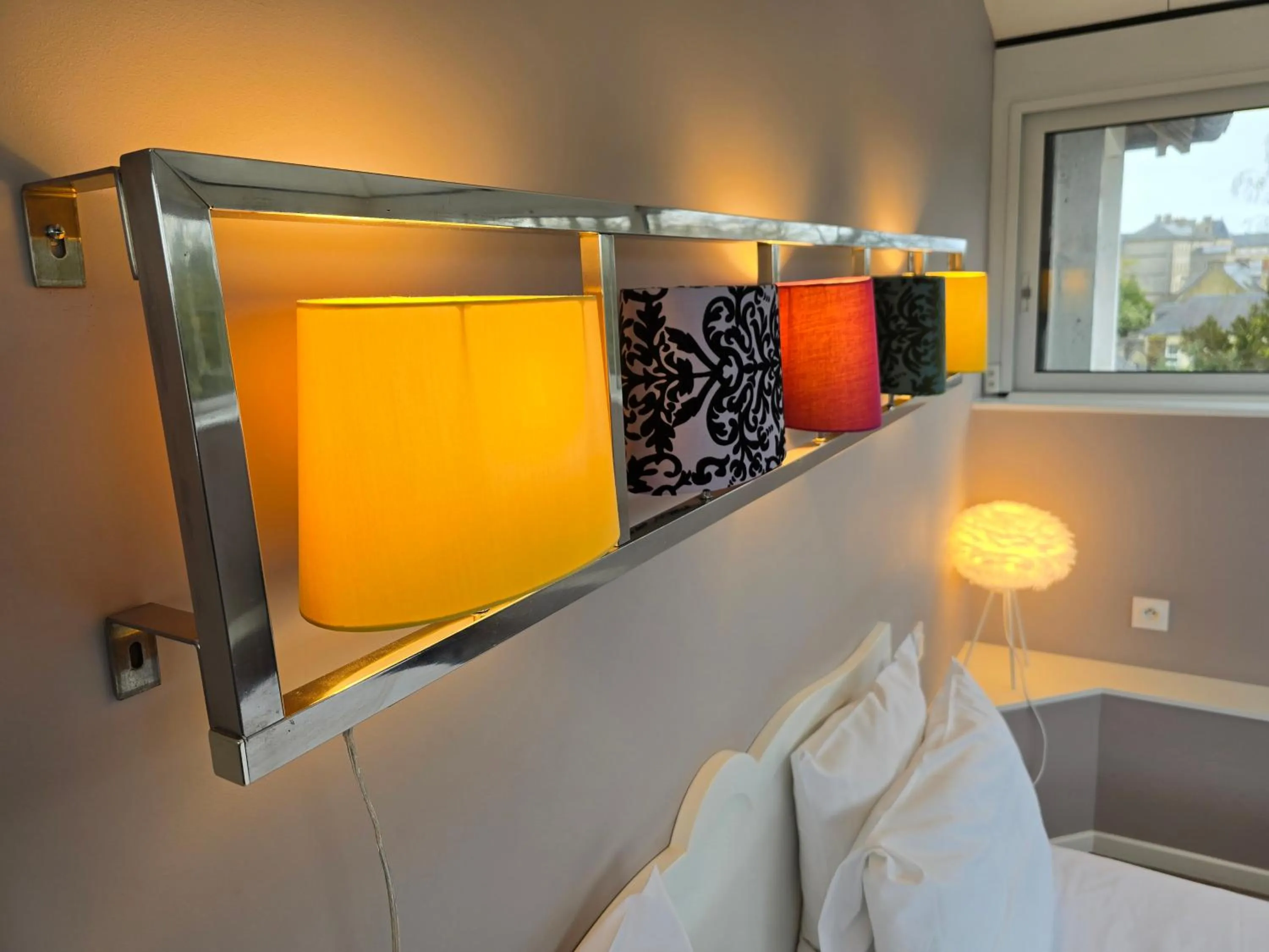 Decorative detail, Bed in Le Castel Guesthouse