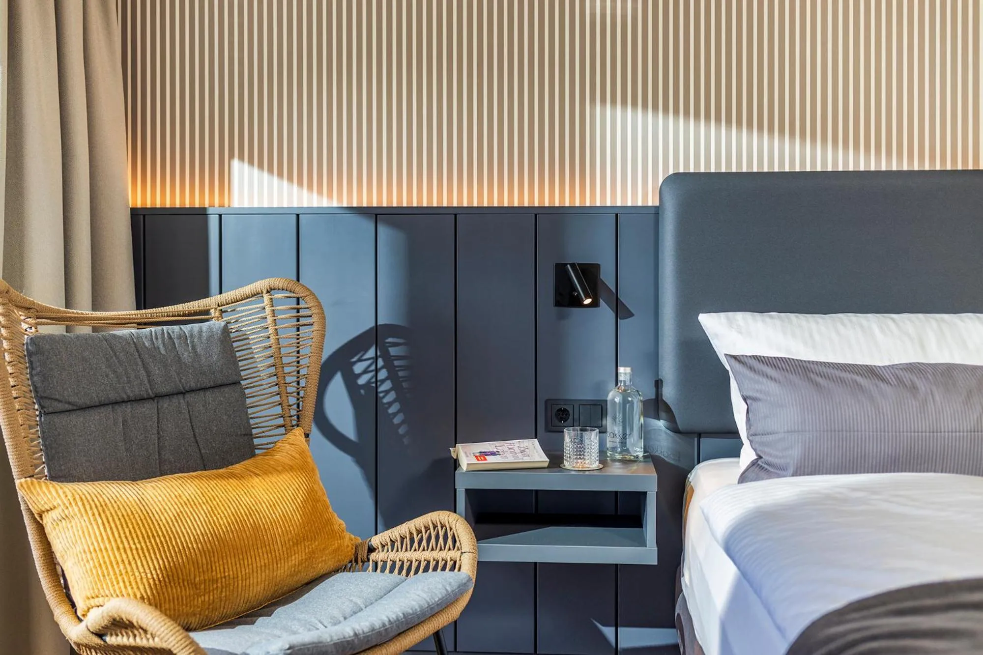 Bed in Arthotel Bakker