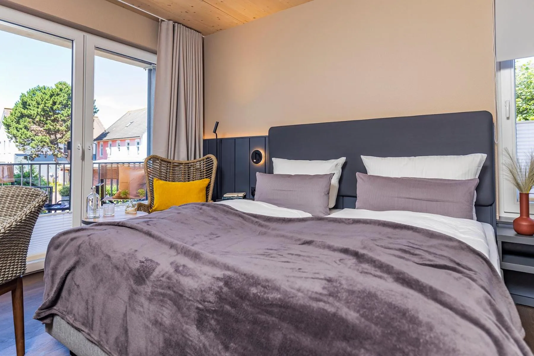 Bed in Arthotel Bakker