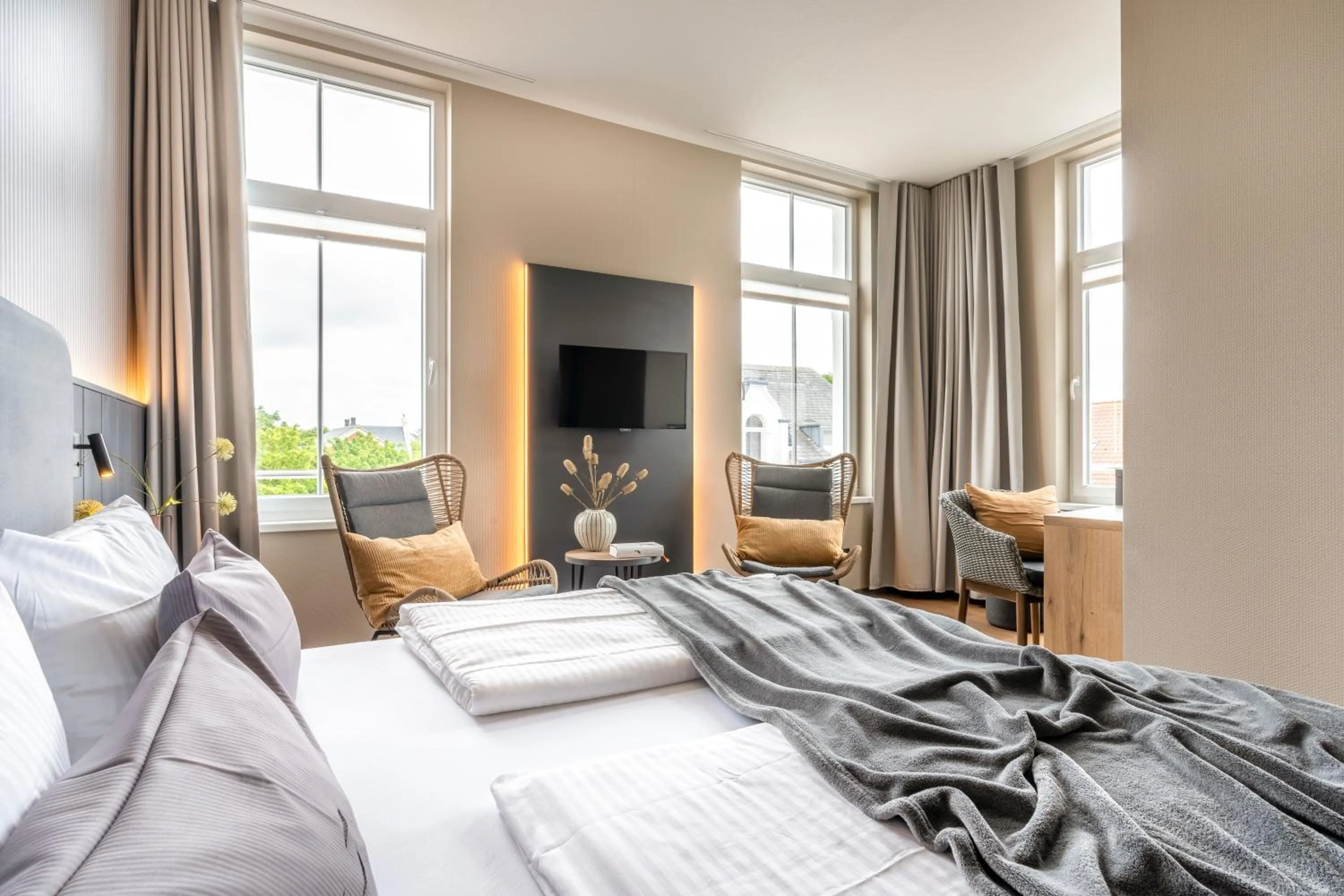 Bed in Arthotel Bakker