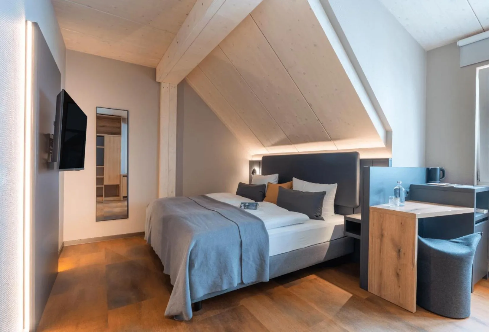 Bed in Arthotel Bakker