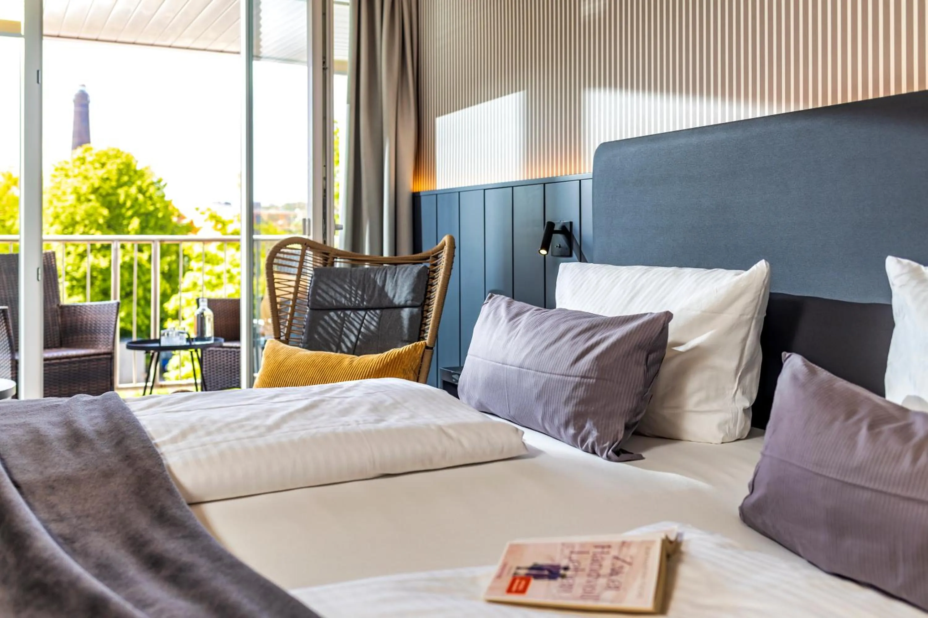 Bed in Arthotel Bakker