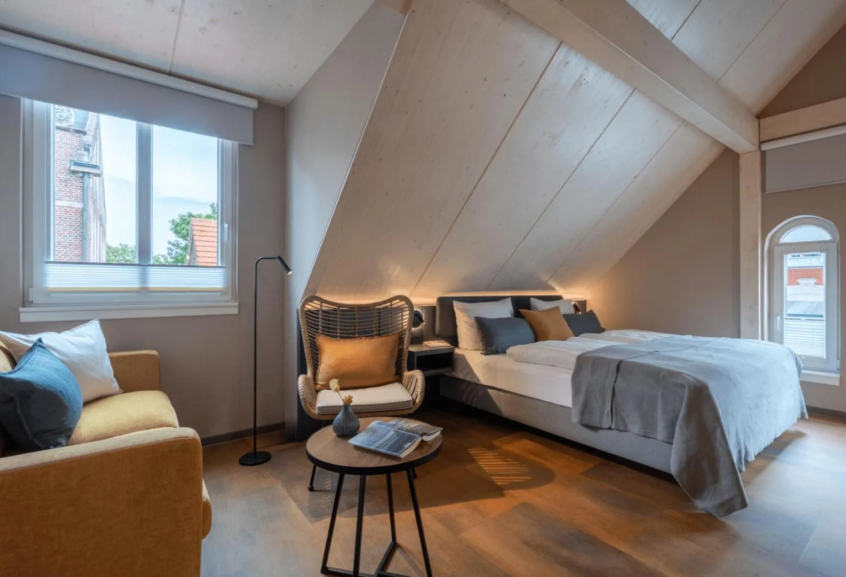 Bed in Arthotel Bakker