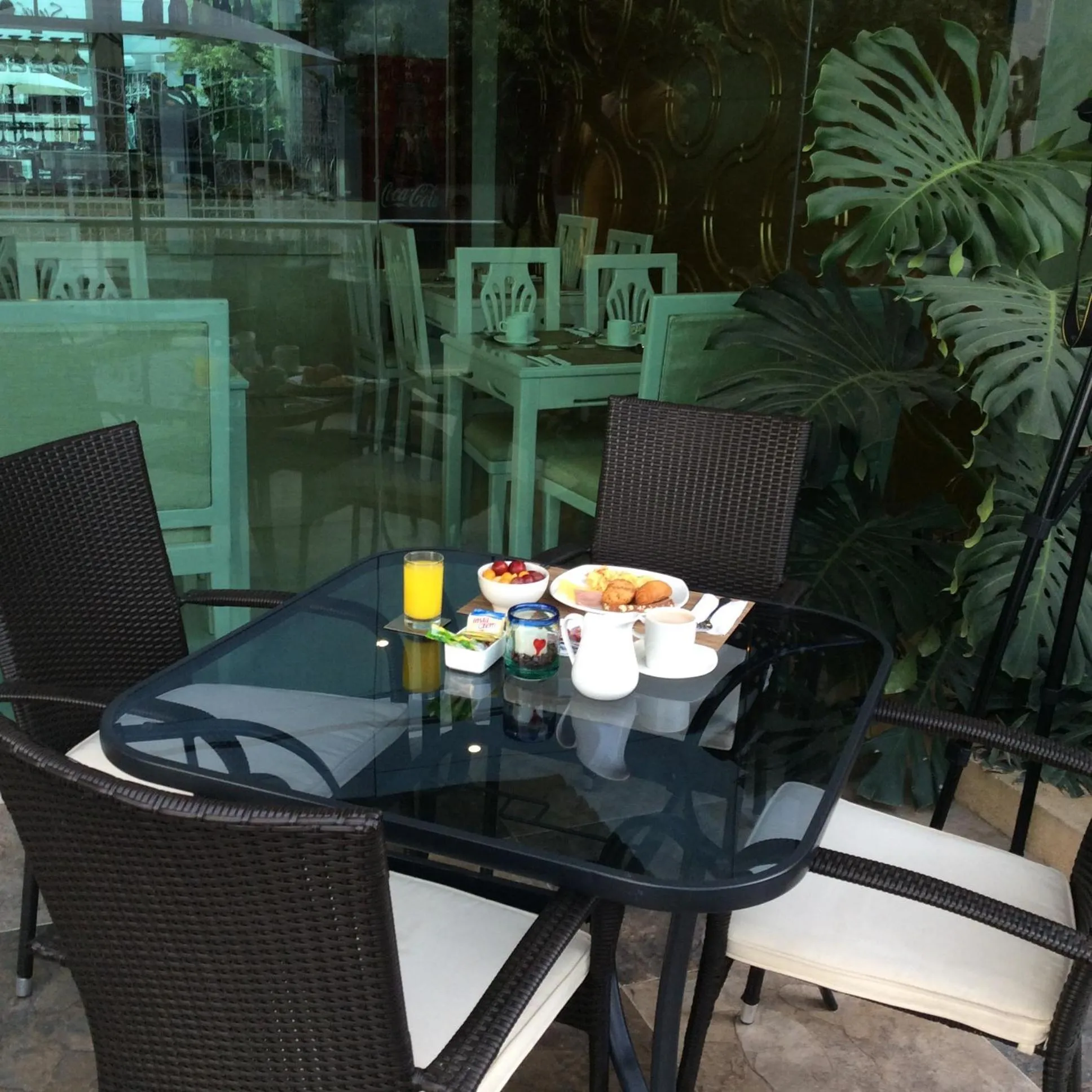 Patio in Hotel Parque Del Sol