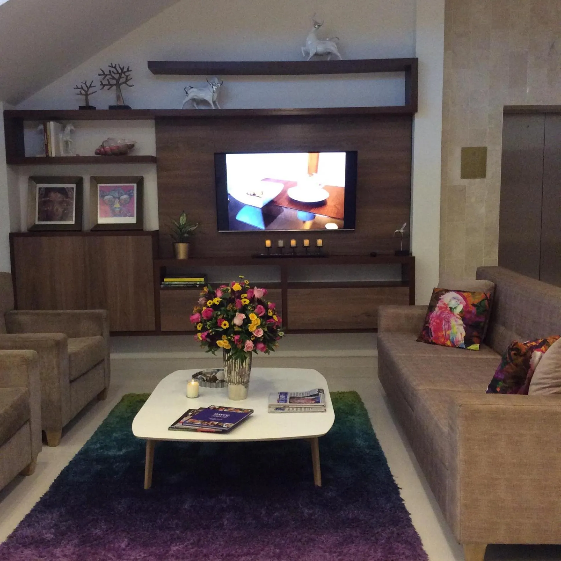 Seating area in Hotel Parque Del Sol